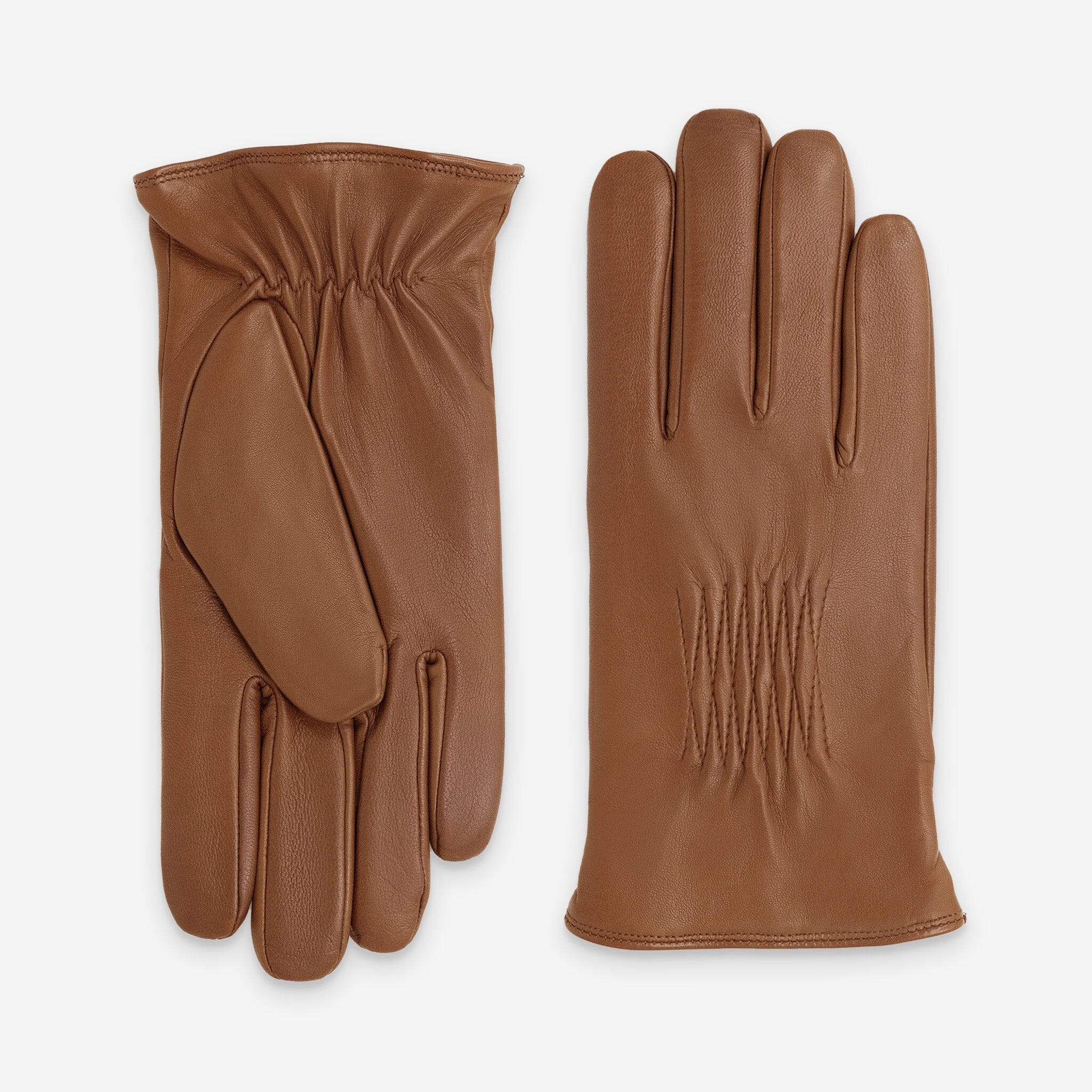 Gants cuir agneau-100% laine-22112TR Gants cuir homme prestige Glove Story Cork 7.5