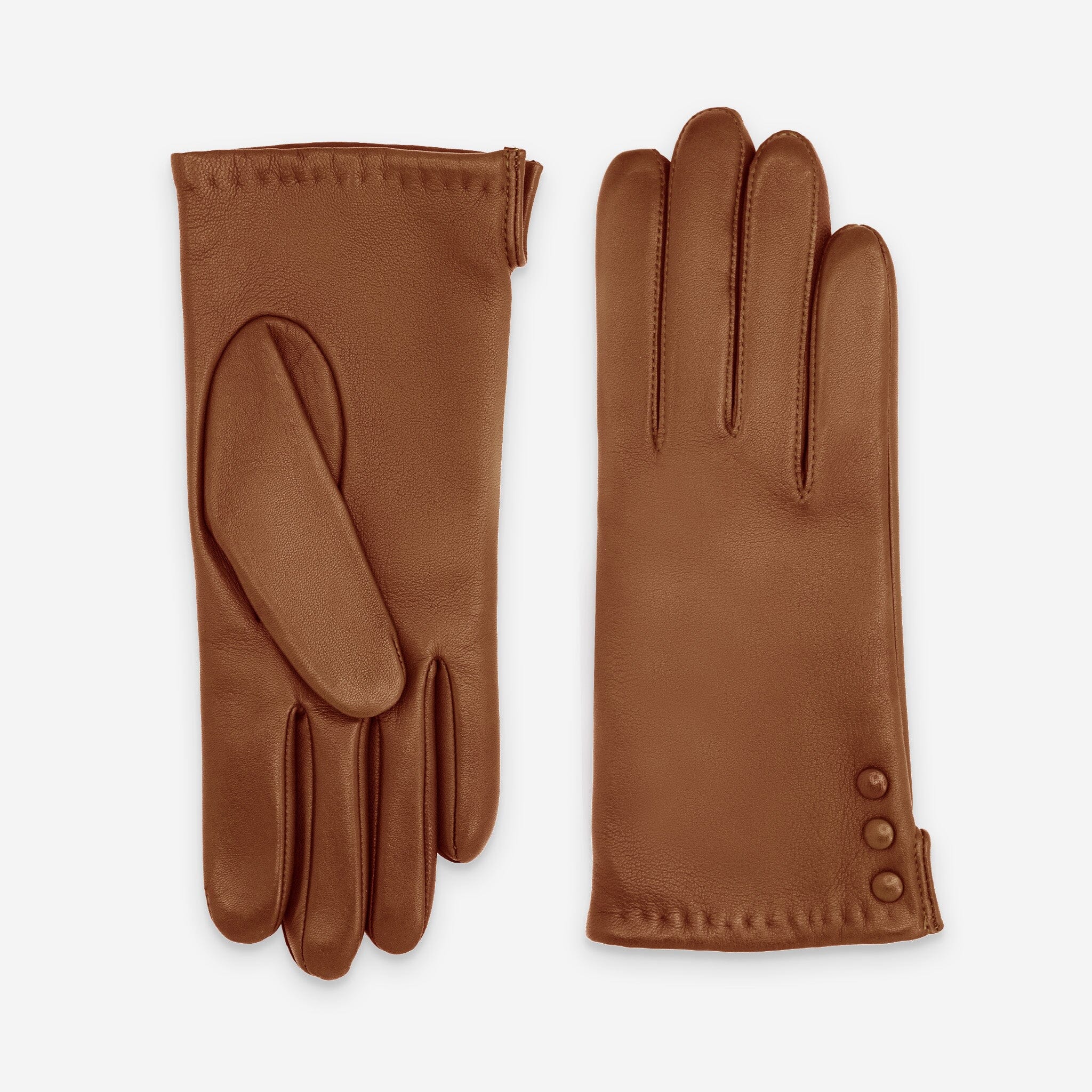 Gants cuir agneau-100% laine-61047TR Gants cuir standard femme Glove Story Cork 6.5