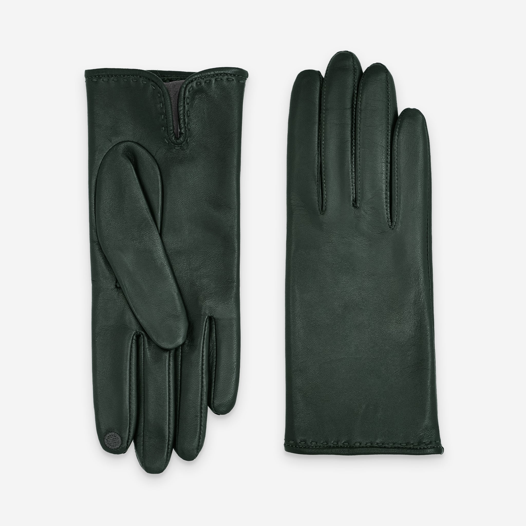 Gants cuir agneau-100% soie-21050ST Gants cuir femme prestige Glove Story Pine 6.5