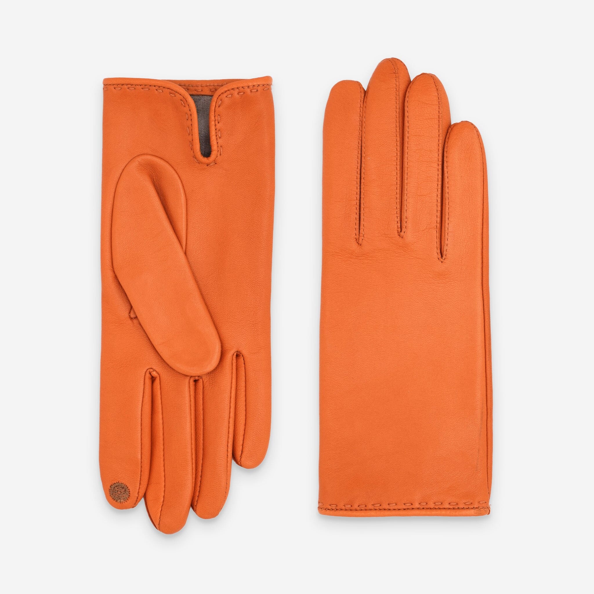 Gants cuir agneau-100% soie-21050ST Gants cuir femme prestige Glove Story Tulipe 6.5