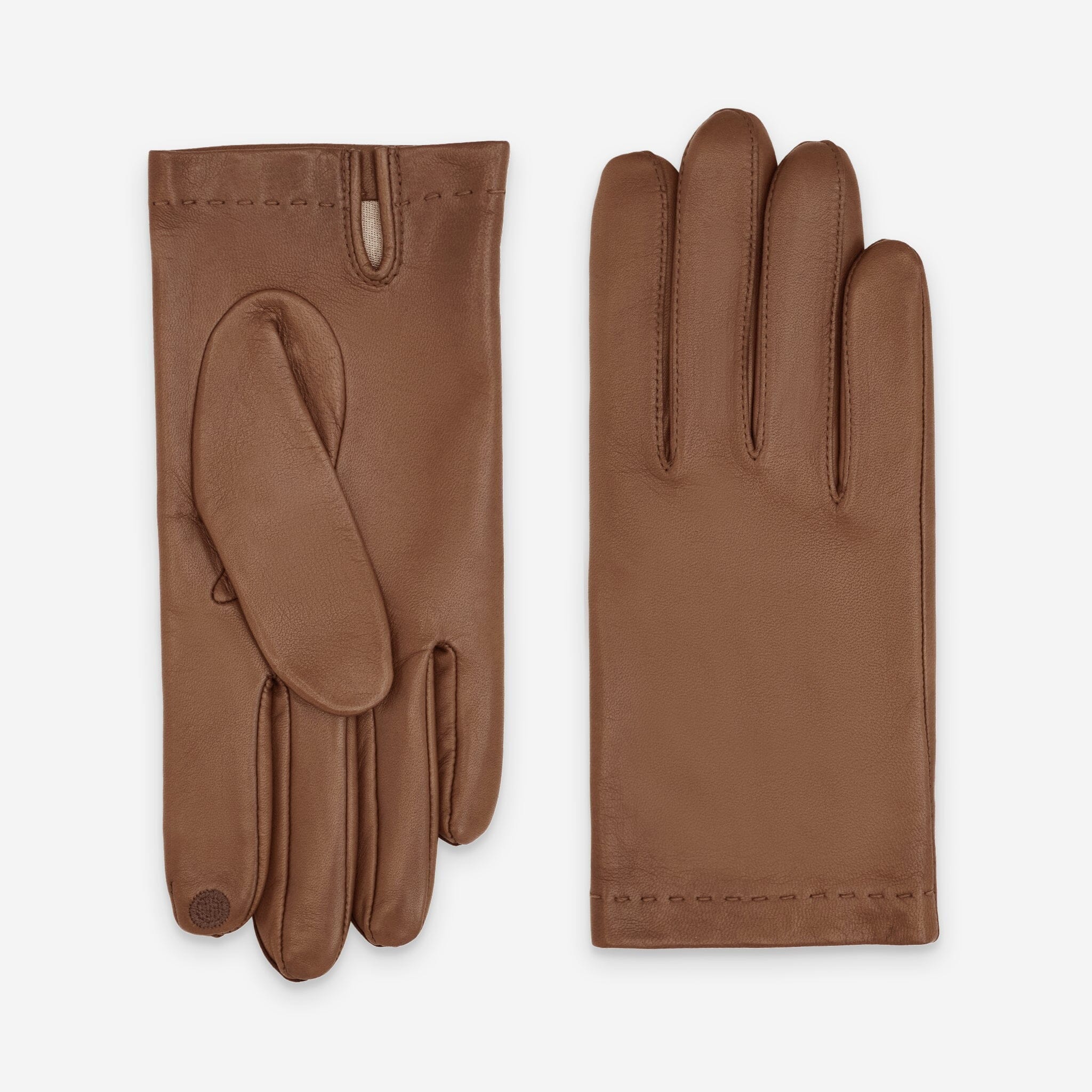 Gants cuir agneau-100% soie-22030ST Gants cuir homme prestige Glove Story Cork 7.5