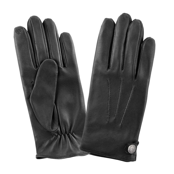Gants cuir agneau-100% soie-22050SN Gant Glove Story Noir 7.5 