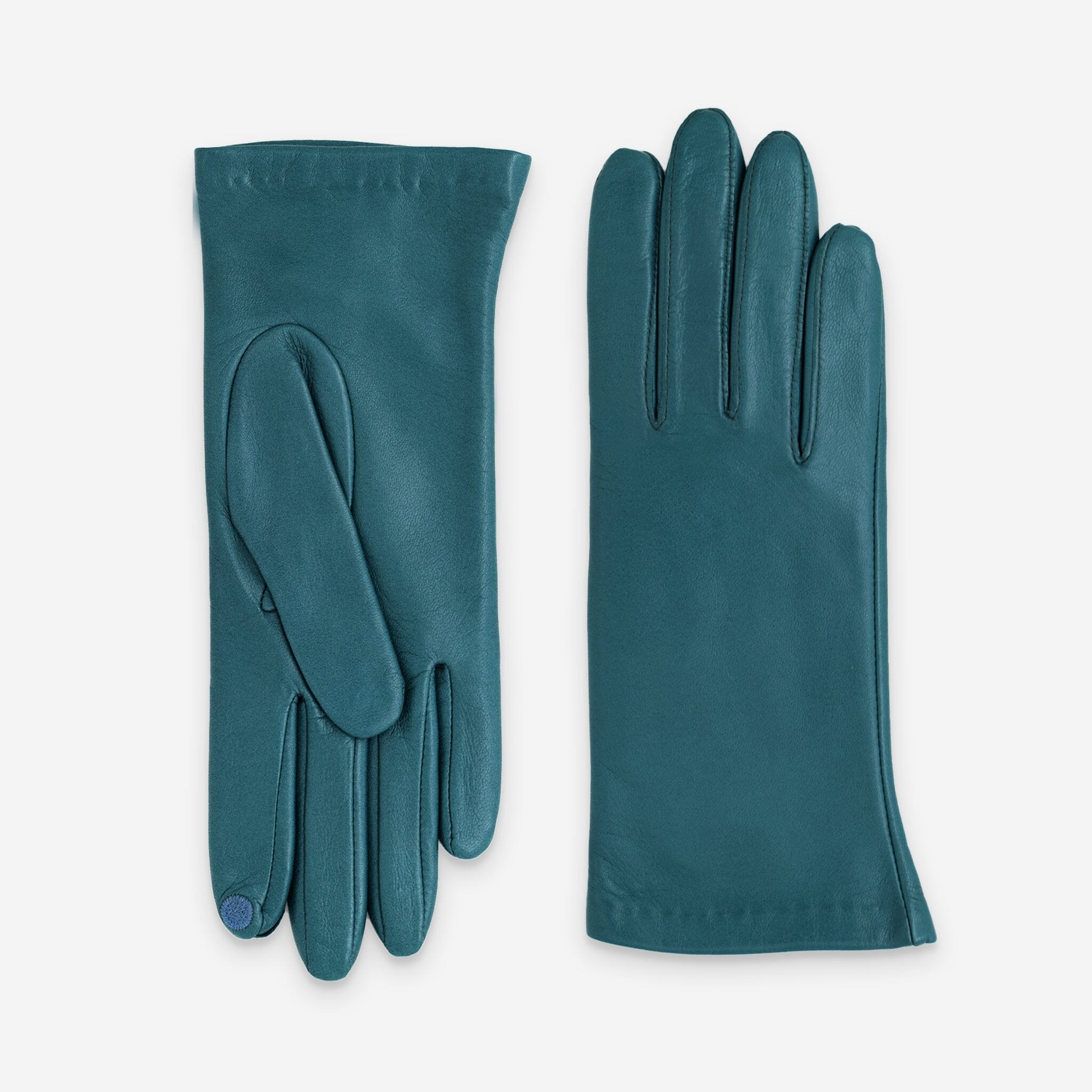Gants cuir agneau-100% soie-Tactile-21001ST Gant Glove Story Crystal Teal 6.5