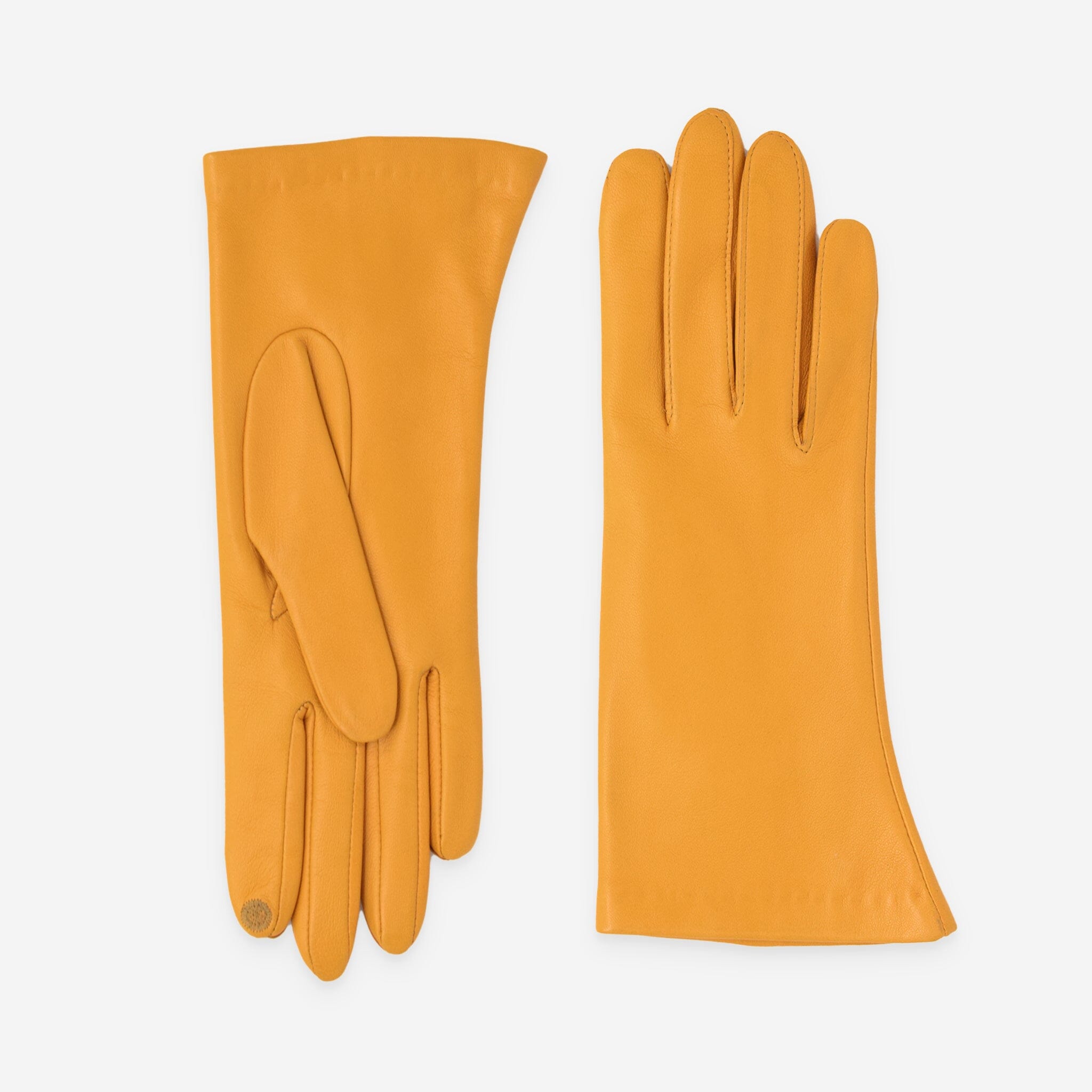 Gants cuir agneau-100% soie-Tactile-21001ST Gant Glove Story Golden-Yellow 6.5
