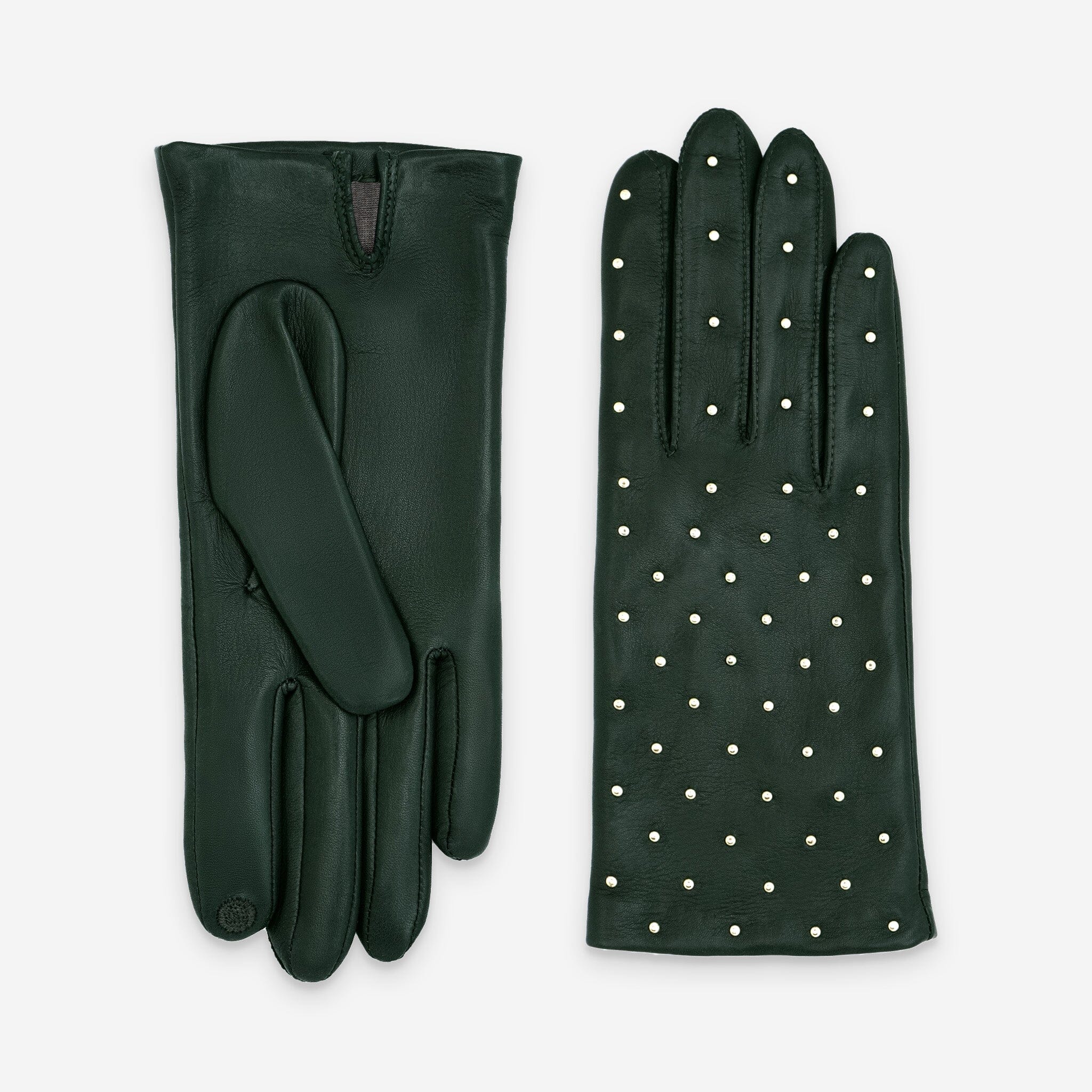Gants cuir agneau-100% soie-Tactile-21508SN Gants cuir femme prestige Glove Story Pine 6.5