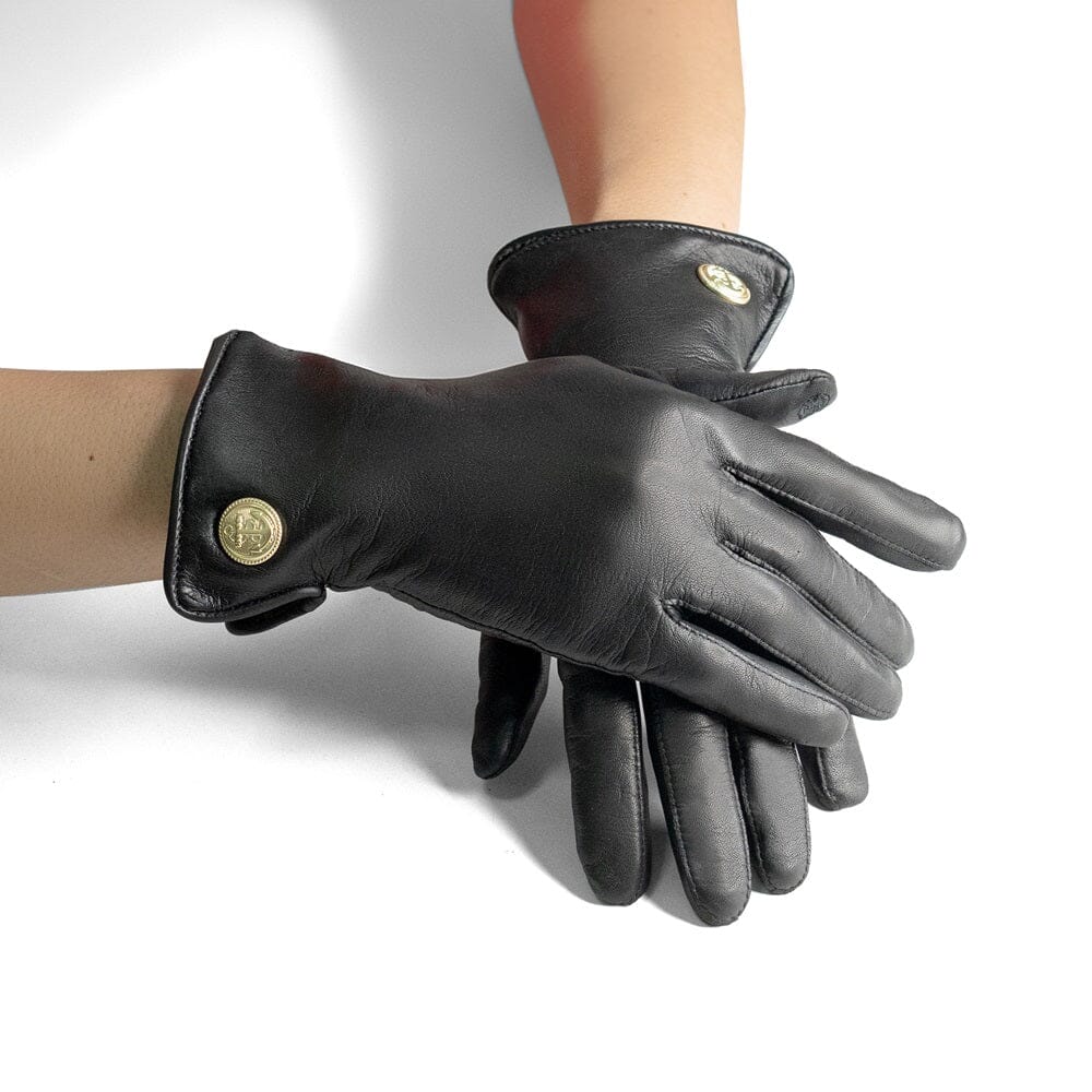 Gants cuir agneau-100% soie-Tactile-21524SN Gants cuir femme prestige Glove Story