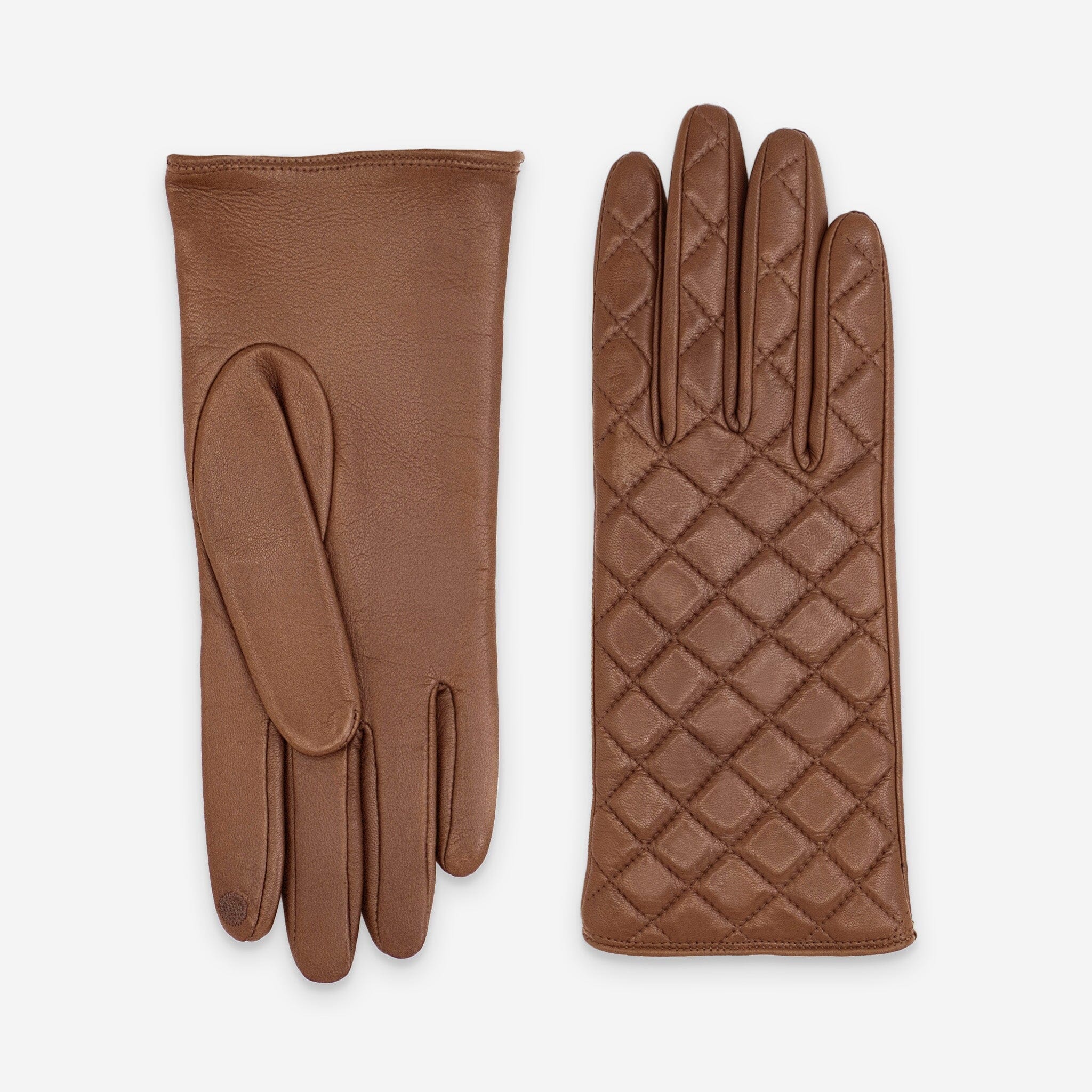 Gants cuir agneau-100% soie-Tactile-21550SN Gants cuir femme prestige Glove Story Cork 6.5