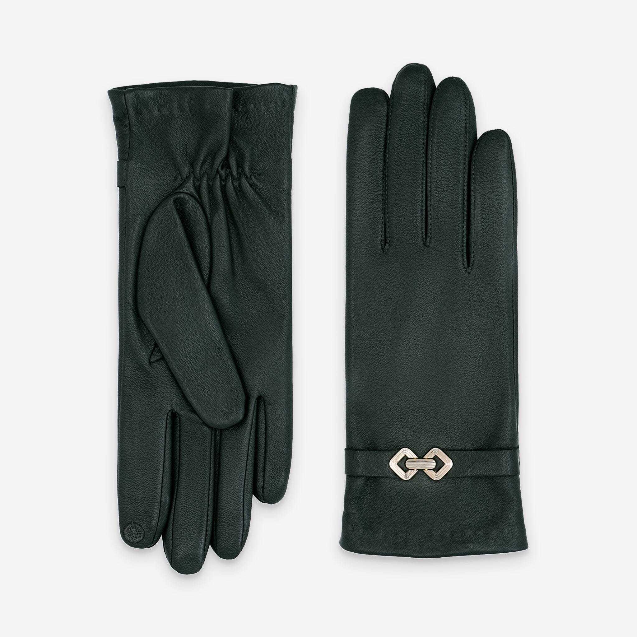 Gants cuir agneau-100% Soie-Tactile-21574SN Gants cuir femme prestige Glove Story Pine 6.5