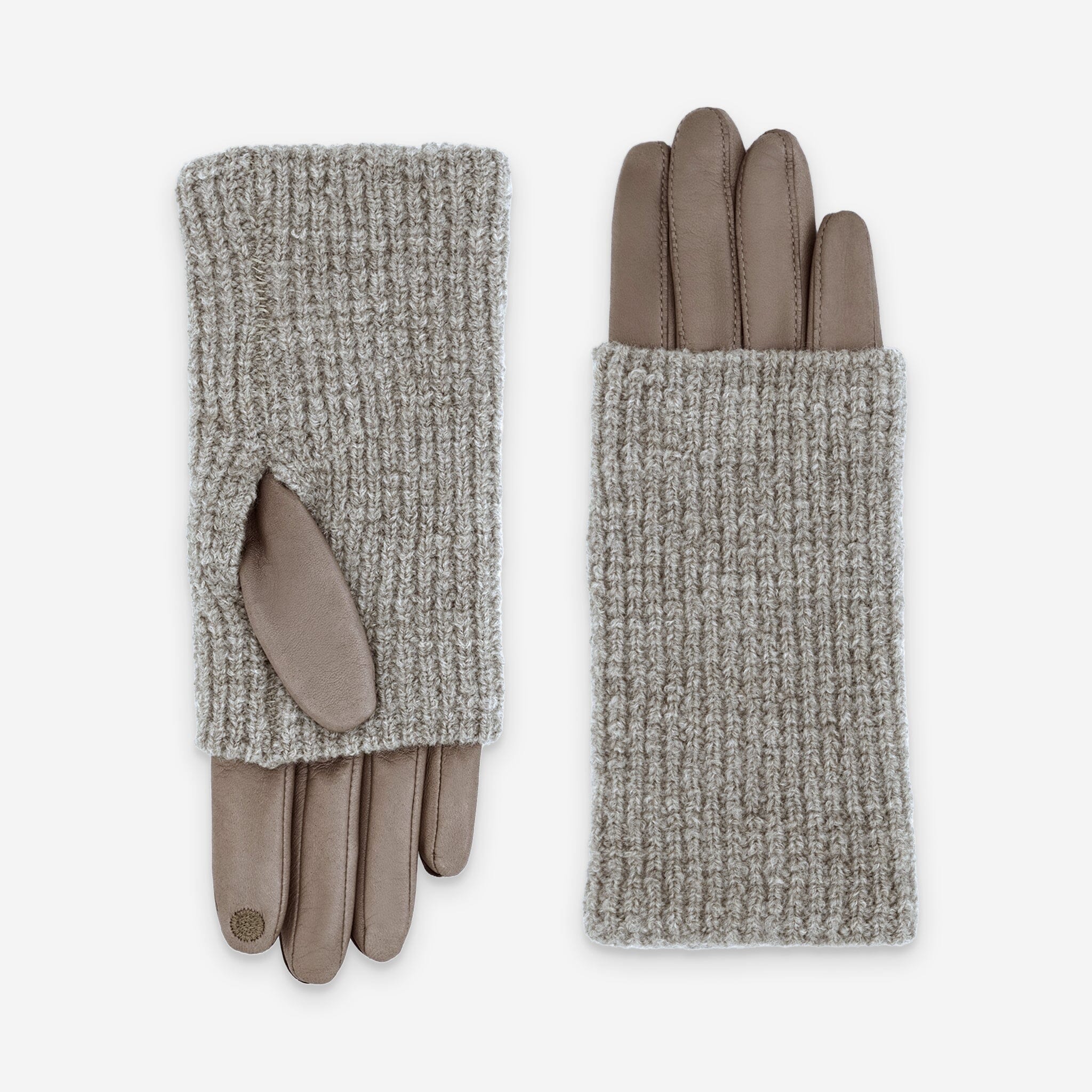 Gants cuir agneau-100% soie-Tactile-21576SN Gants cuir femme prestige Glove Story Stone 6.5