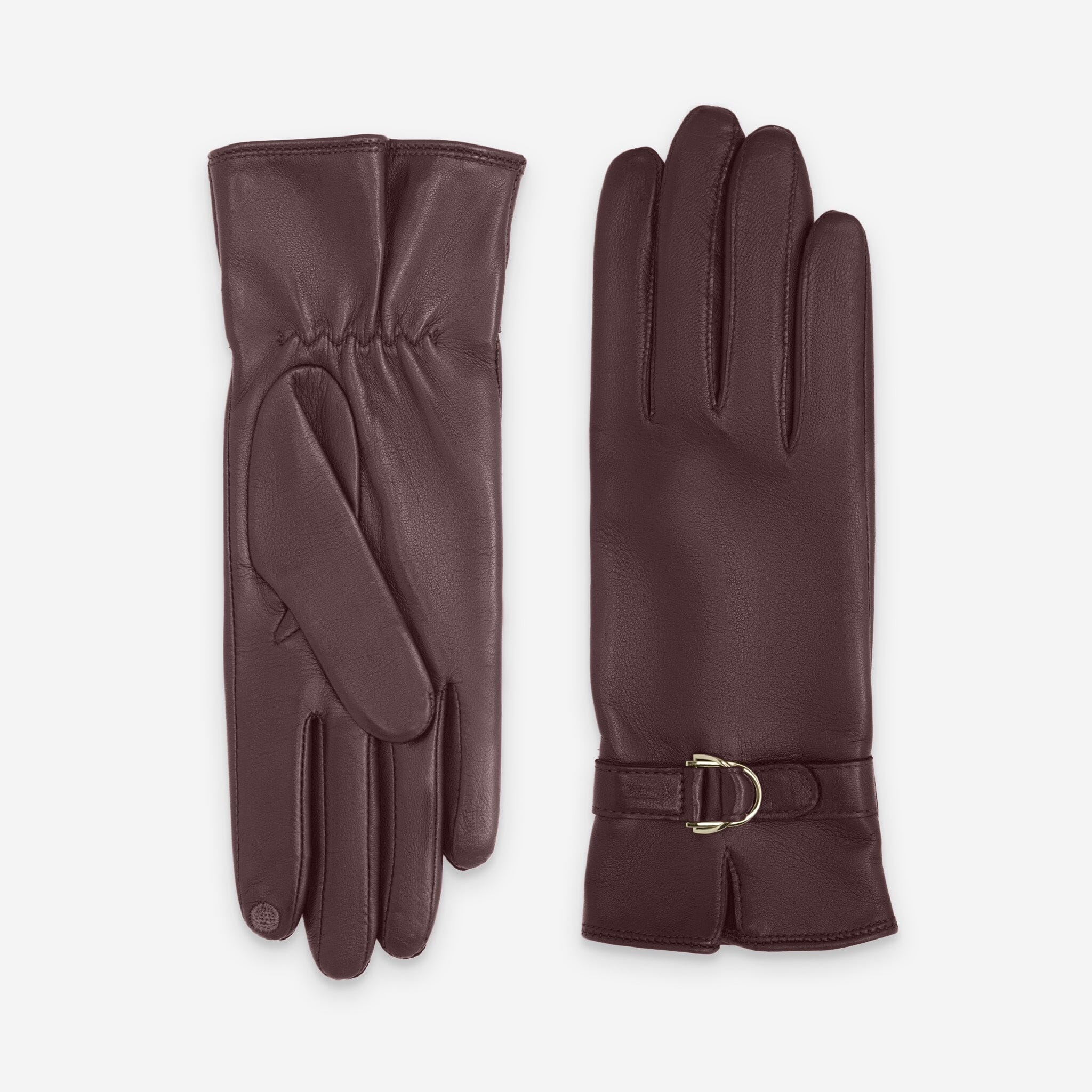 Gants cuir agneau-100% soie-Tactile-21597SN Gants cuir femme prestige Glove Story Tan 6.5