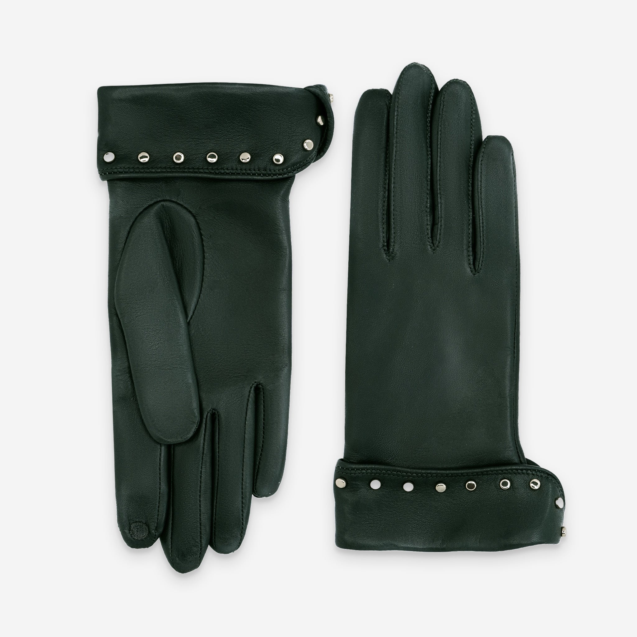 Gants cuir agneau-100% soie-Tactile-21601SN Gants cuir femme prestige Glove Story Pine 6.5