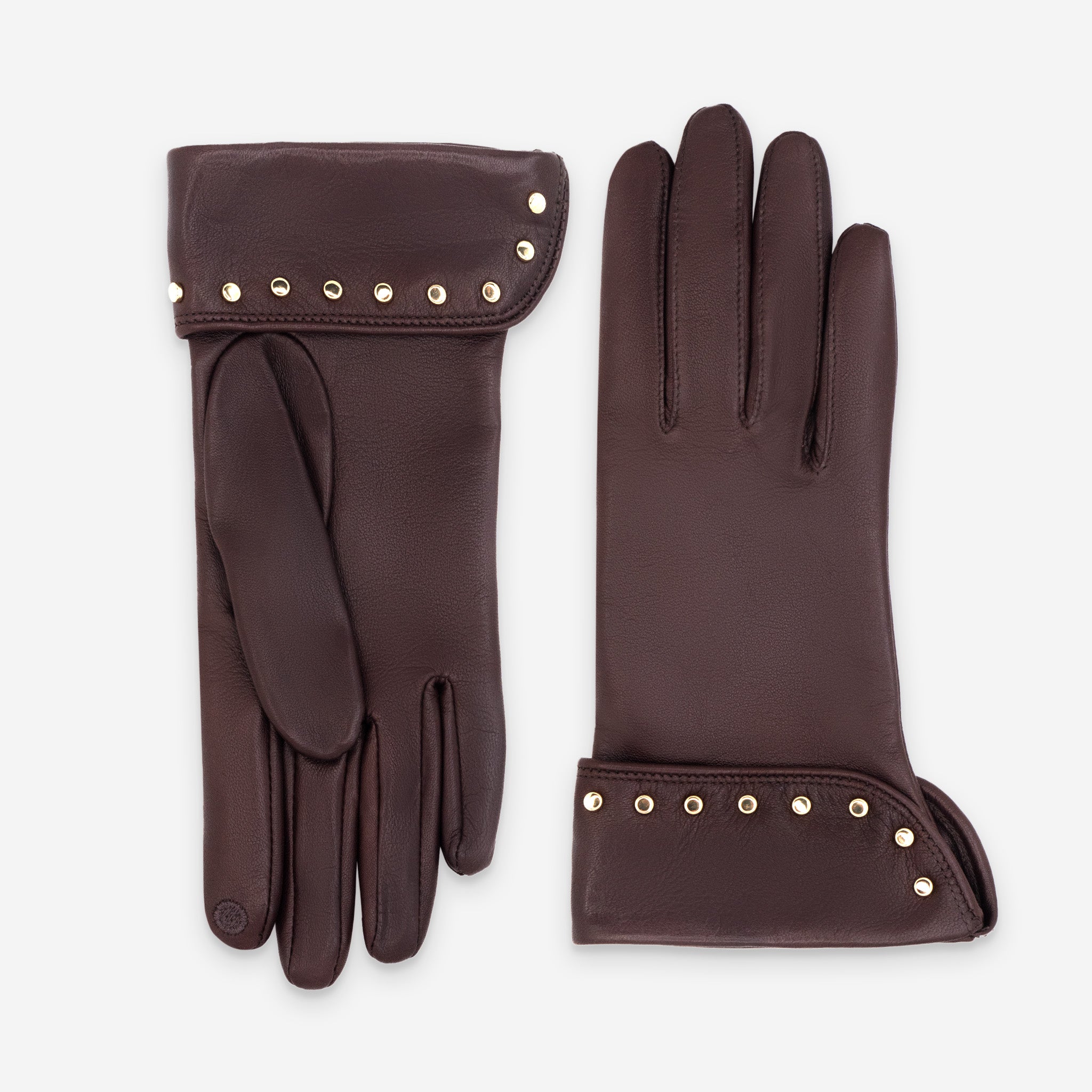 Gants cuir agneau-100% soie-Tactile-21601SN Gants cuir femme prestige Glove Story Tan 6.5