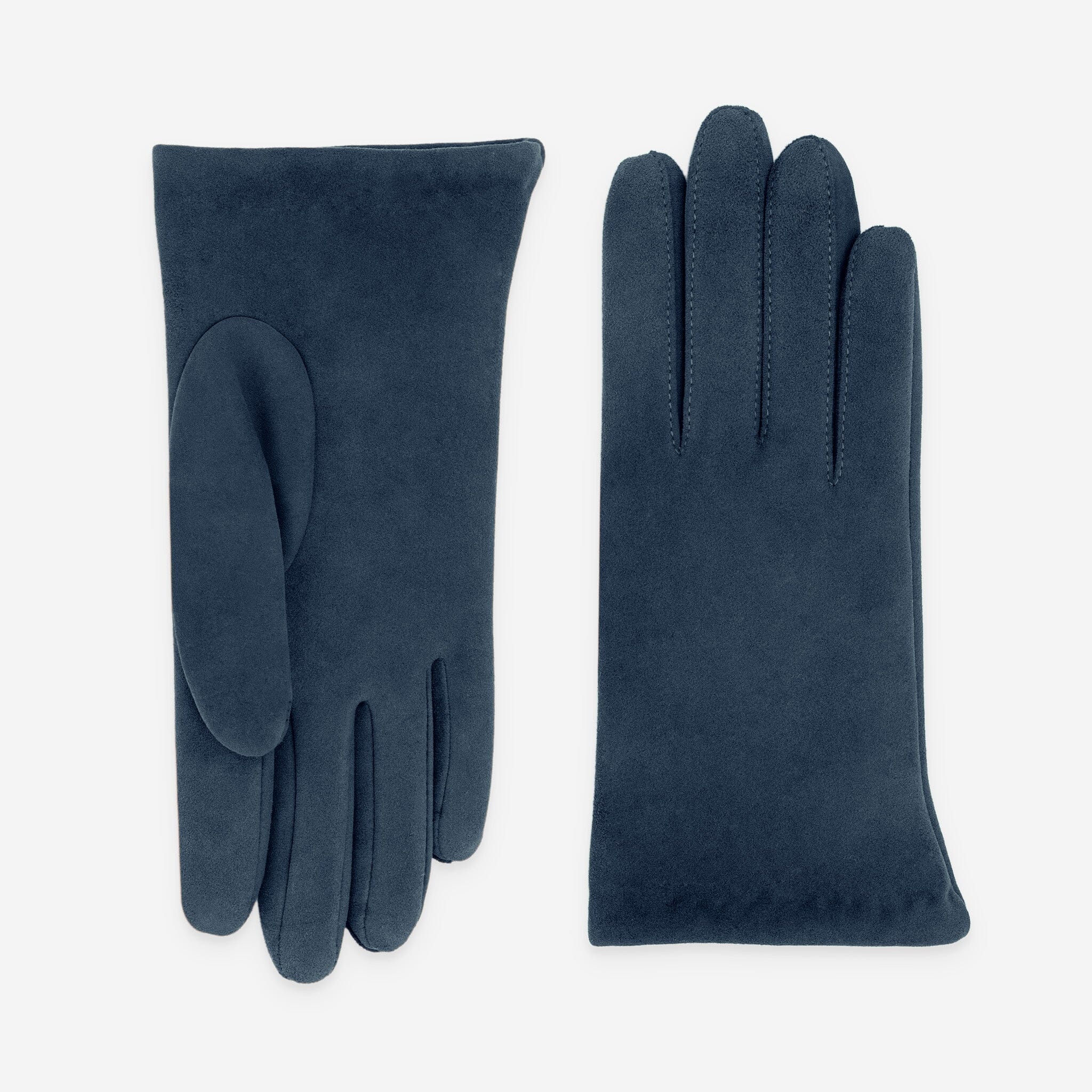Gants cuir agneau-100%acrylique-21646TR Gants cuir femme prestige Glove Story Aluminium 6.5