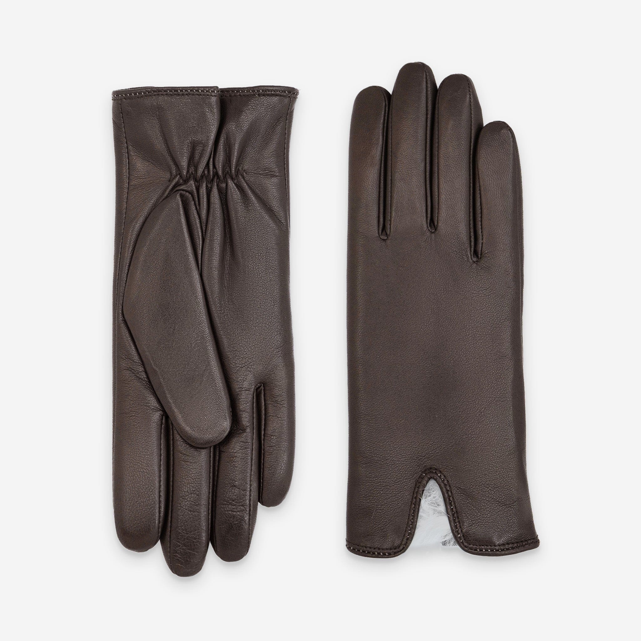 Gants cuir agneau-lapin-21391LA Gants cuir femme prestige Glove Story Taupe 6