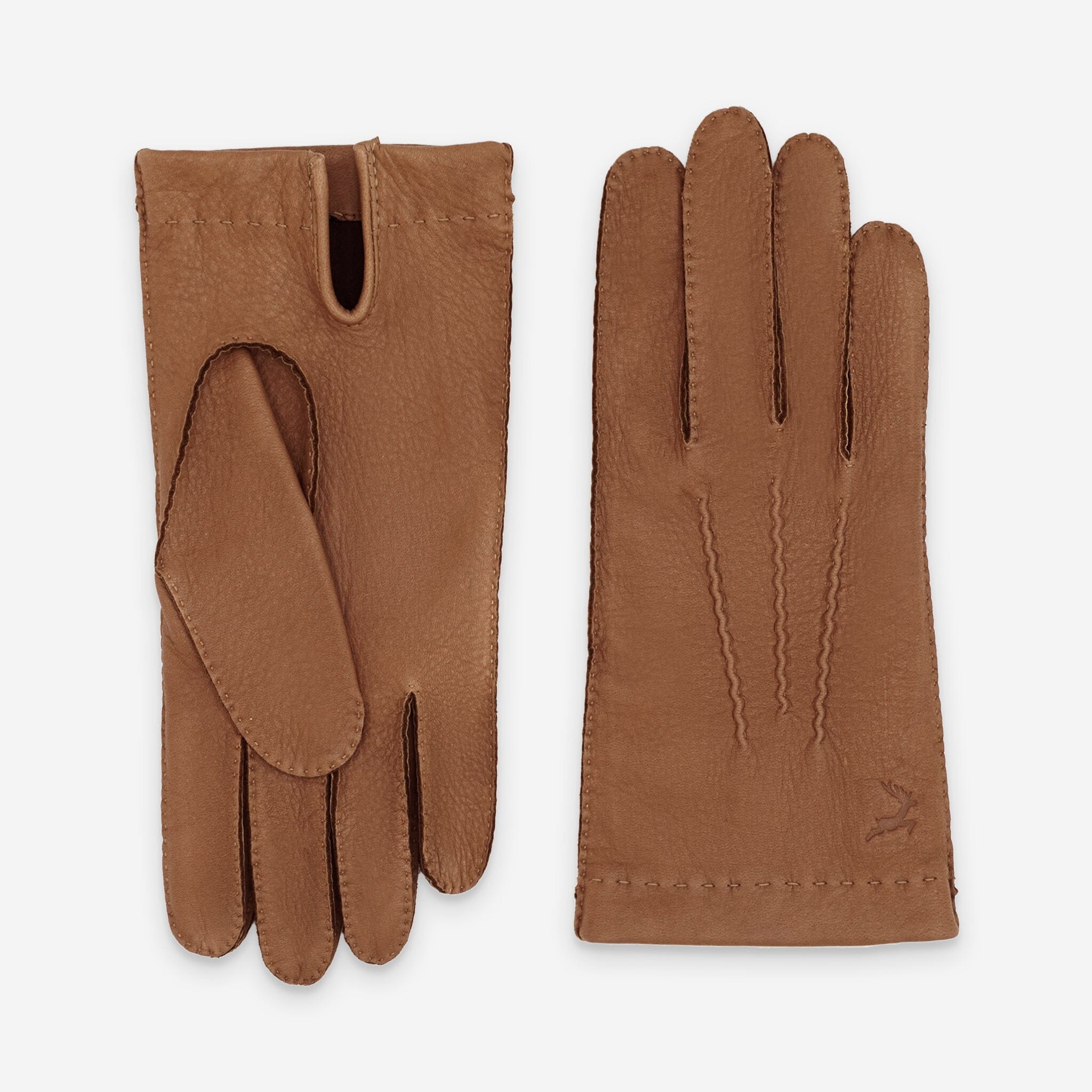 Gants cuir cerf-non doublé-22101NF Gants cuir homme prestige Glove Story Cork 7.5