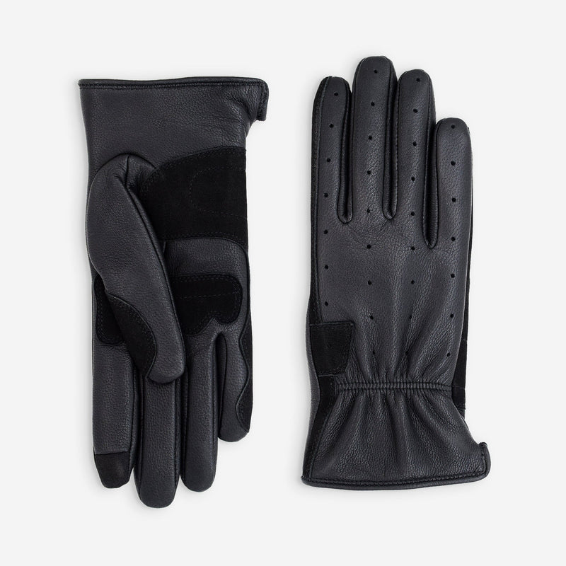 Gants cuir chèvre Moto Femme-Doublure extra soft-Homologués CLASSE 1 Gloves & Mittens Glove Story Noir S 