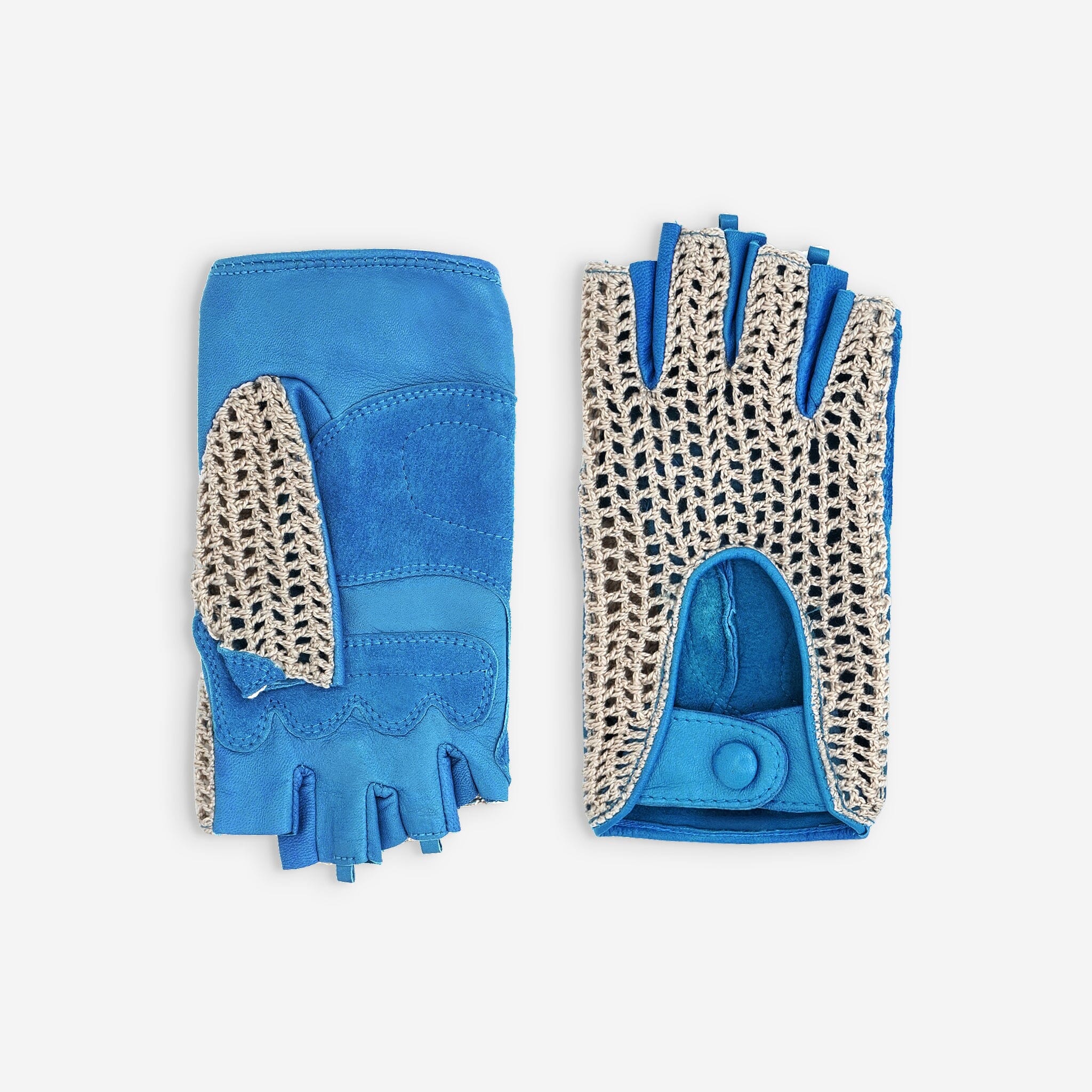 Gants cuir vélo/e-trottinette femme-60011L Gants Glove Story SKY-BLUE S