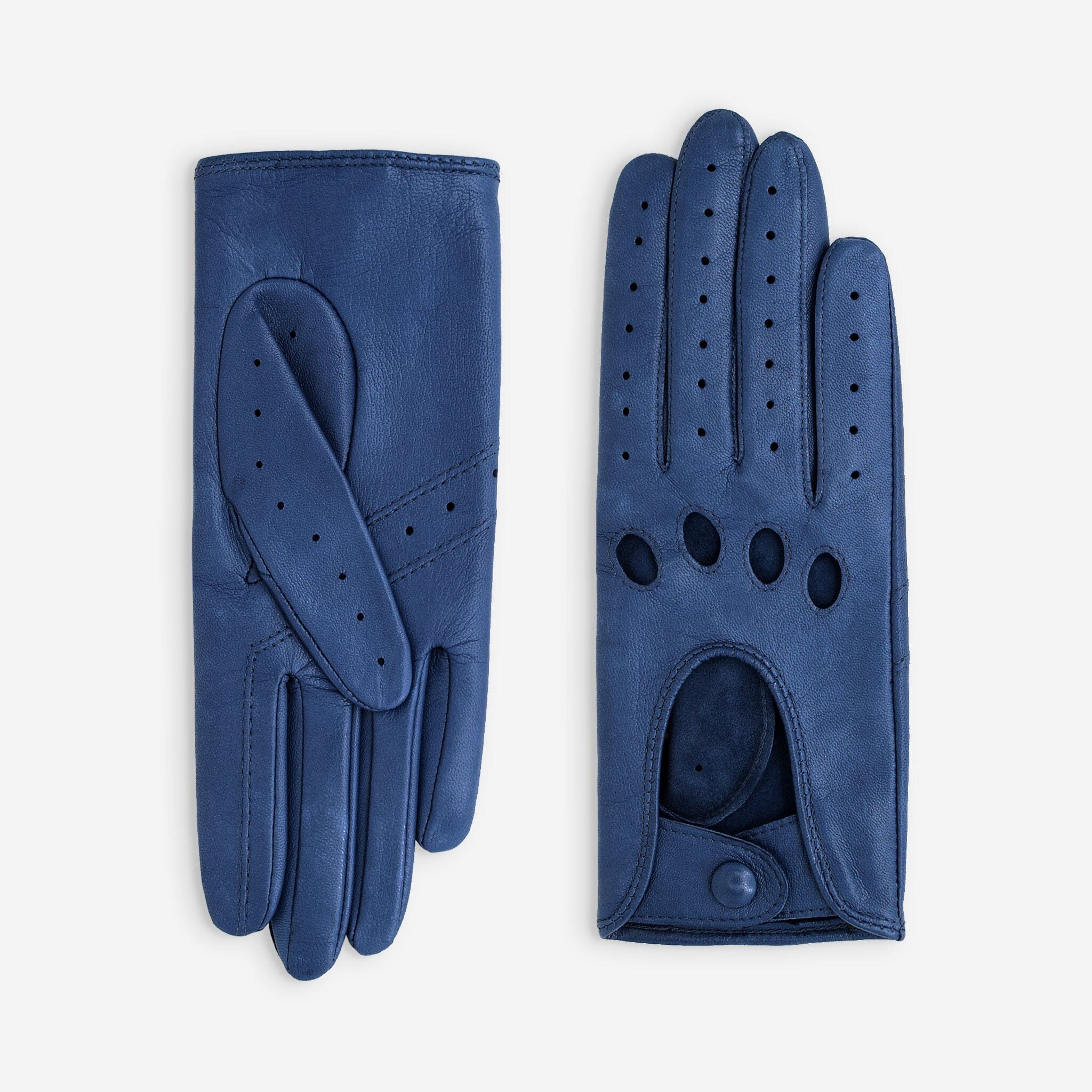Gants de conduite cuir agneau-non doublé-21090NF Gant Glove Story Blue peony 6.5