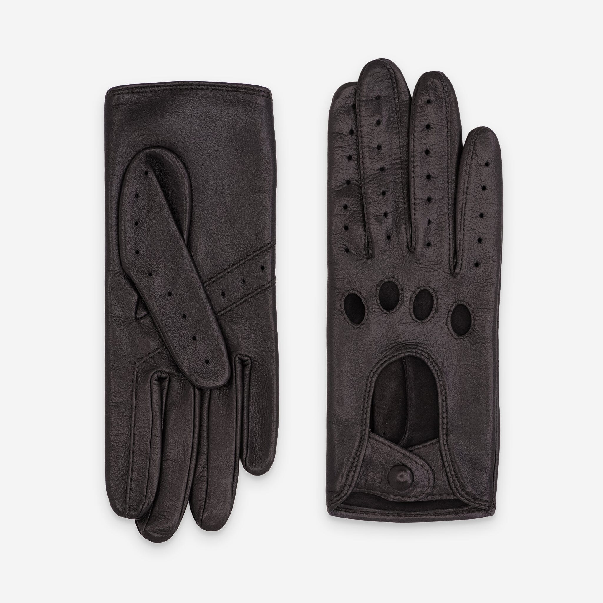 Gants de conduite cuir agneau-non doublé-21090NF Gant Glove Story Choco 6.5