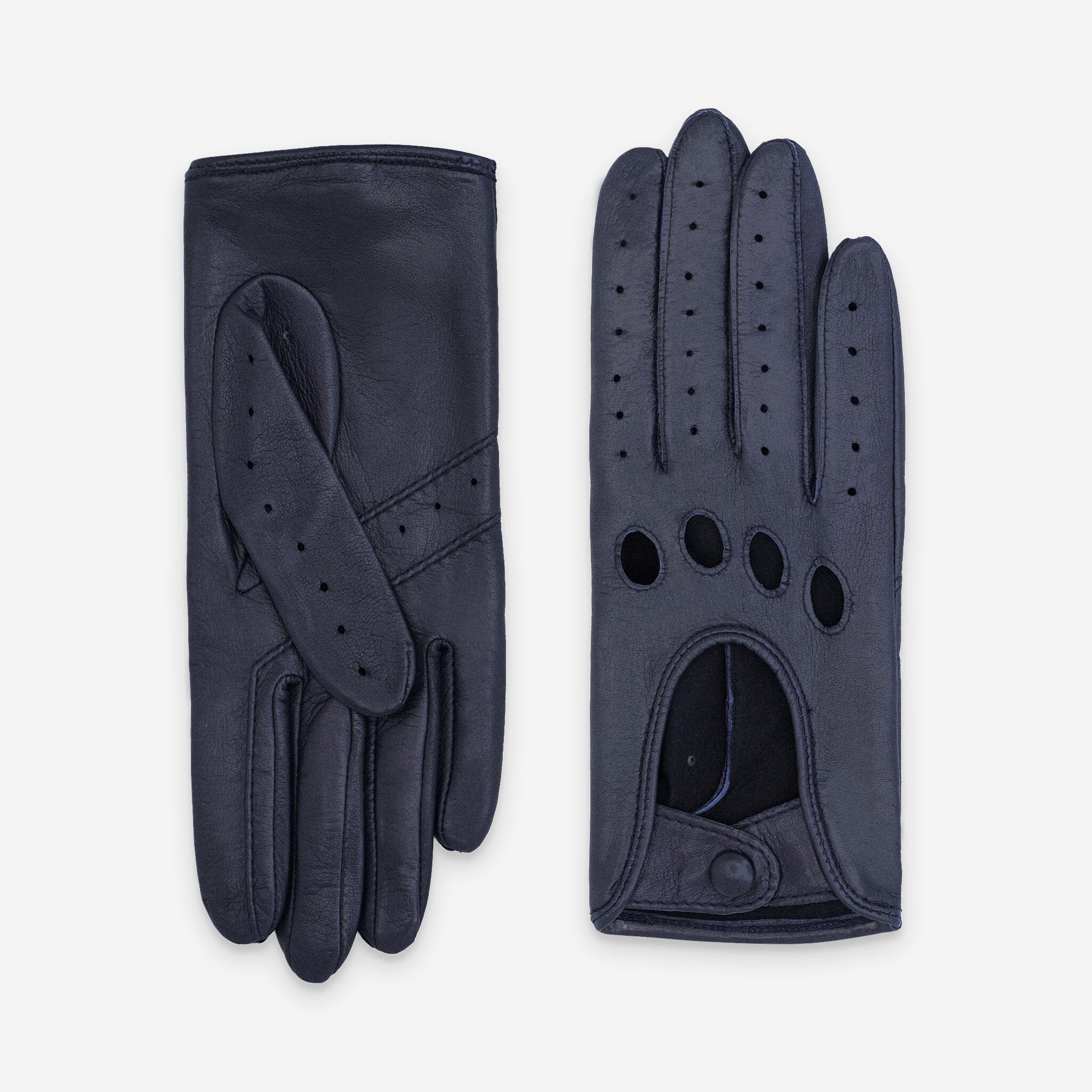 Gants de conduite cuir agneau-non doublé-21090NF Gant Glove Story Deep Blue 6.5