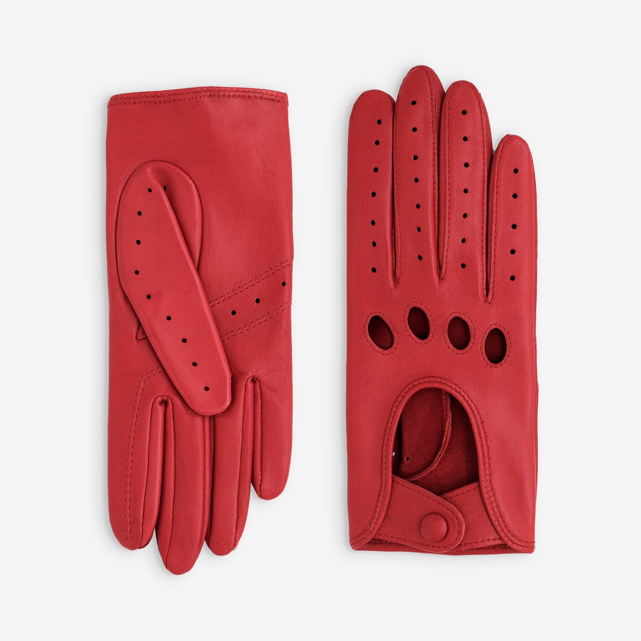 Gants de conduite cuir agneau-non doublé-21090NF Gant Glove Story Flame Scarlet 6.5