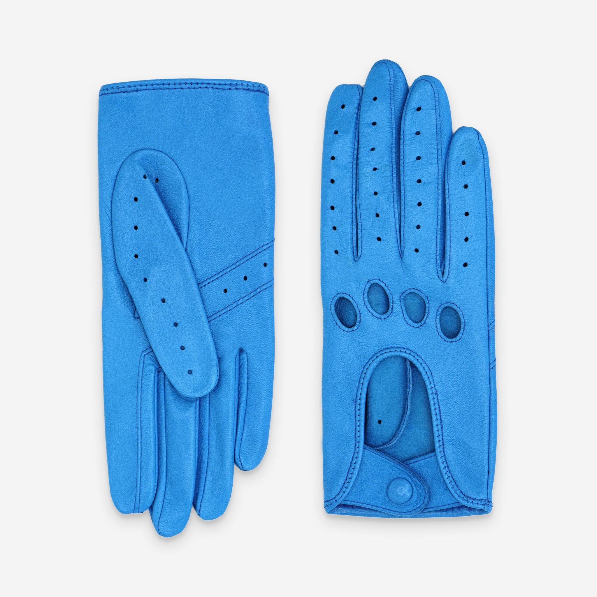 Gants de conduite cuir agneau-non doublé-21090NF Gant Glove Story Sky Blue 6.5