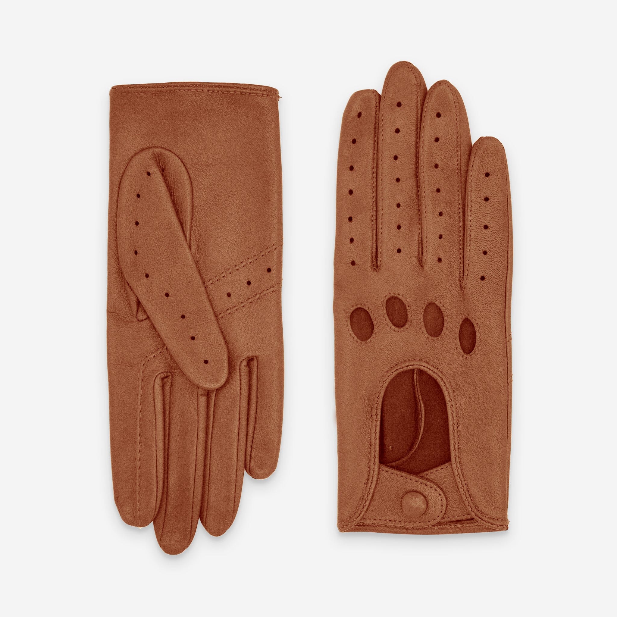 Gants de conduite cuir agneau-non doublé-21090NF Gants de conduite femme Glove Story