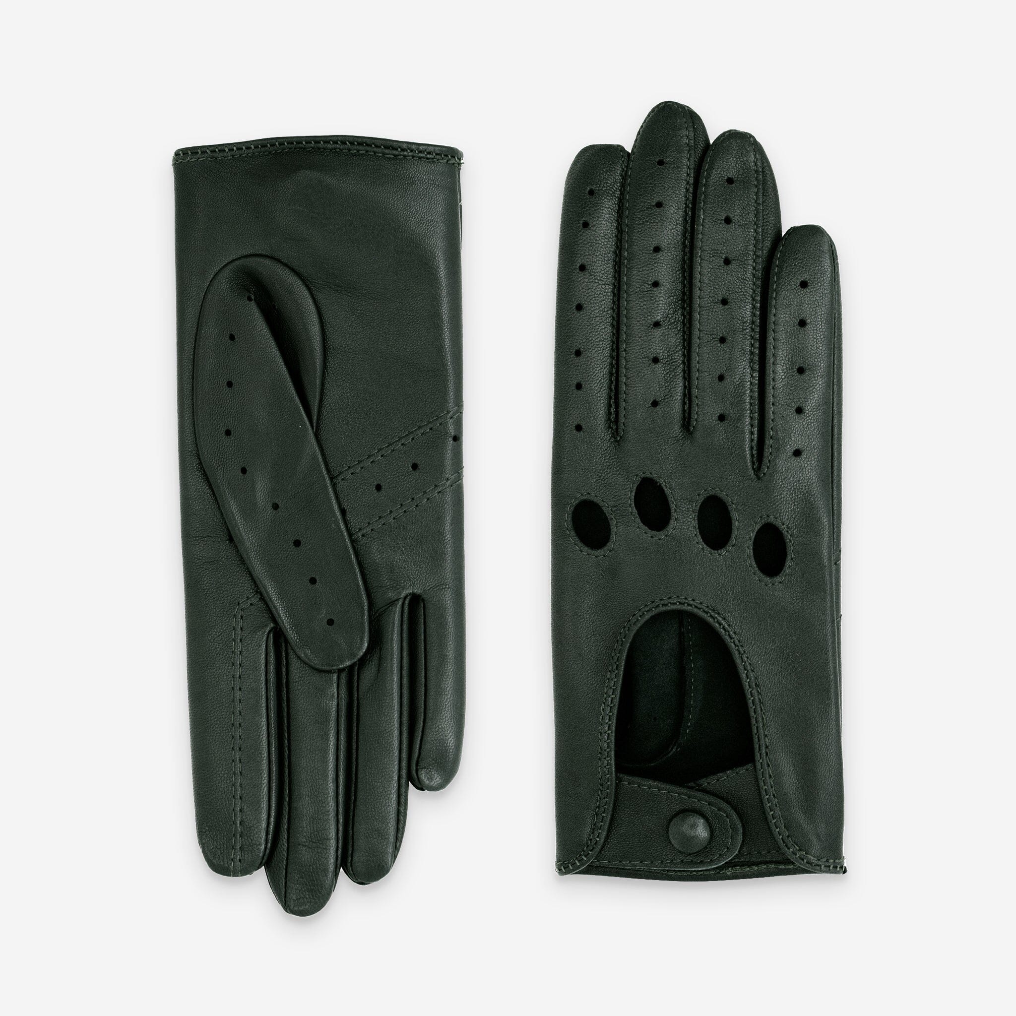 Gants de conduite cuir agneau-non doublé-21090NF Gants de conduite femme Glove Story Pine 6.5
