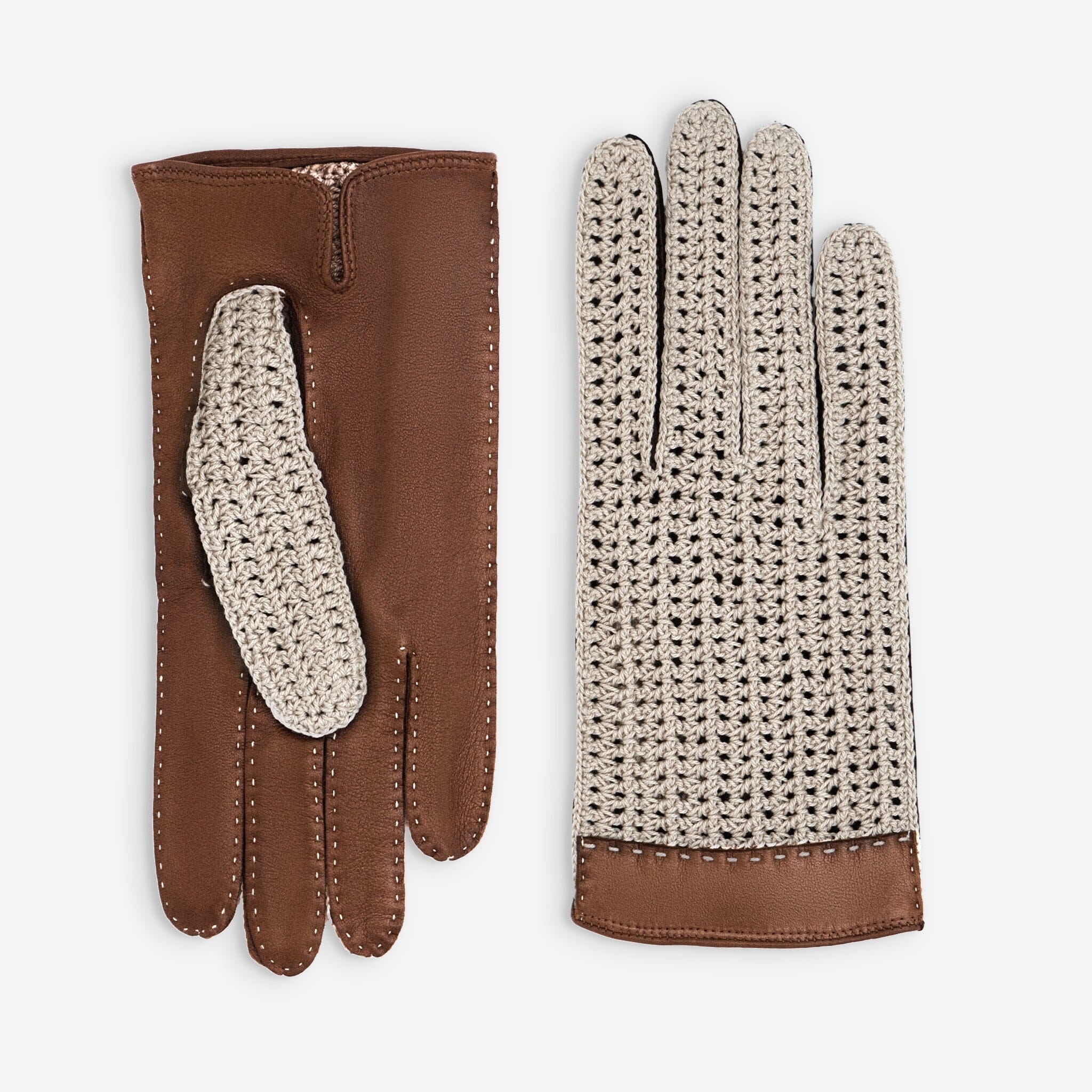 Gants de conduite cuir agneau-non doublé-21223NF Gants de conduite femme Glove Story Cork 6.5