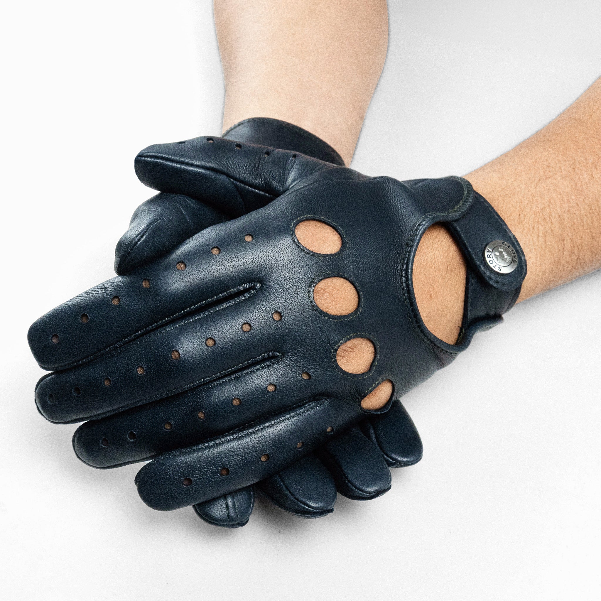 Gants de conduite cuir agneau-non doublé-22035NF Gants de conduite homme Glove Story