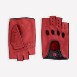 Gants de conduite cuir agneau-non doublé-22116NF Gant Glove Story Rouge/Noir 8 