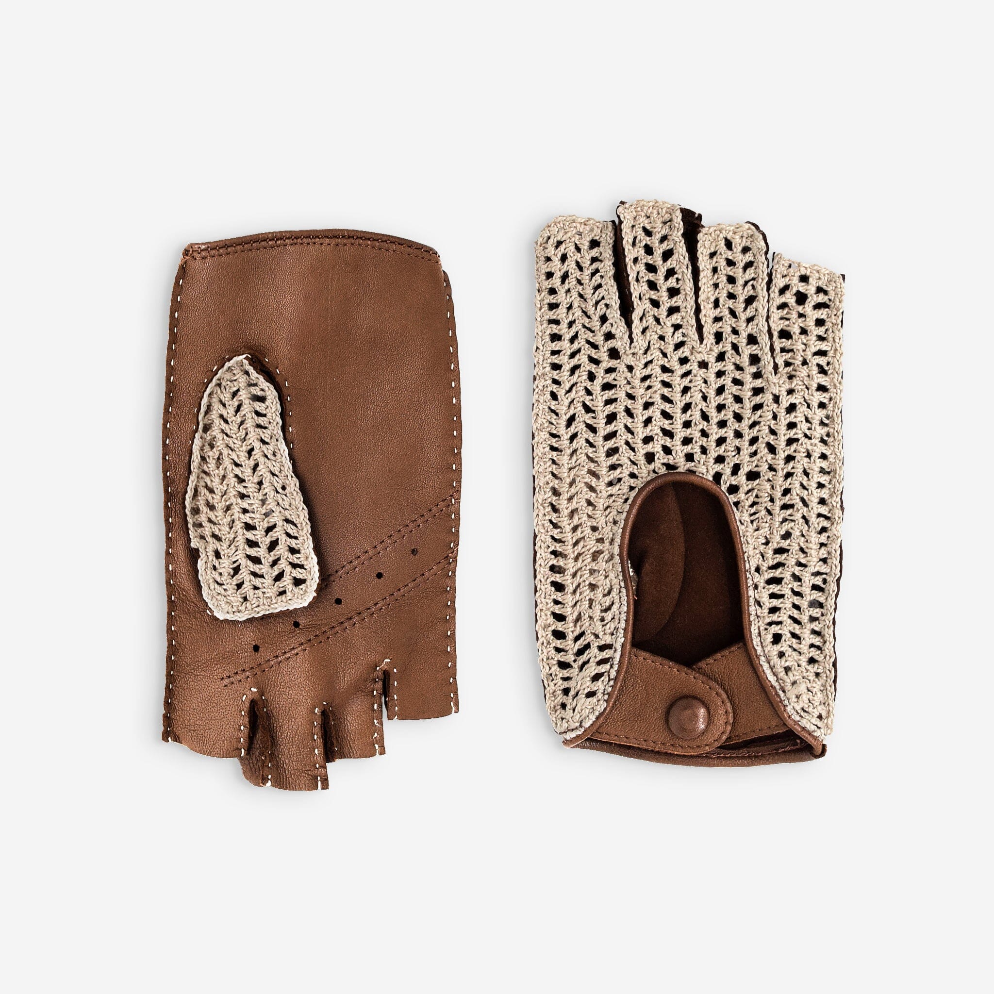 Gants de conduite, mitaines-cuir agneau-non doublé-21124NF Gant Glove Story Cork 6.5