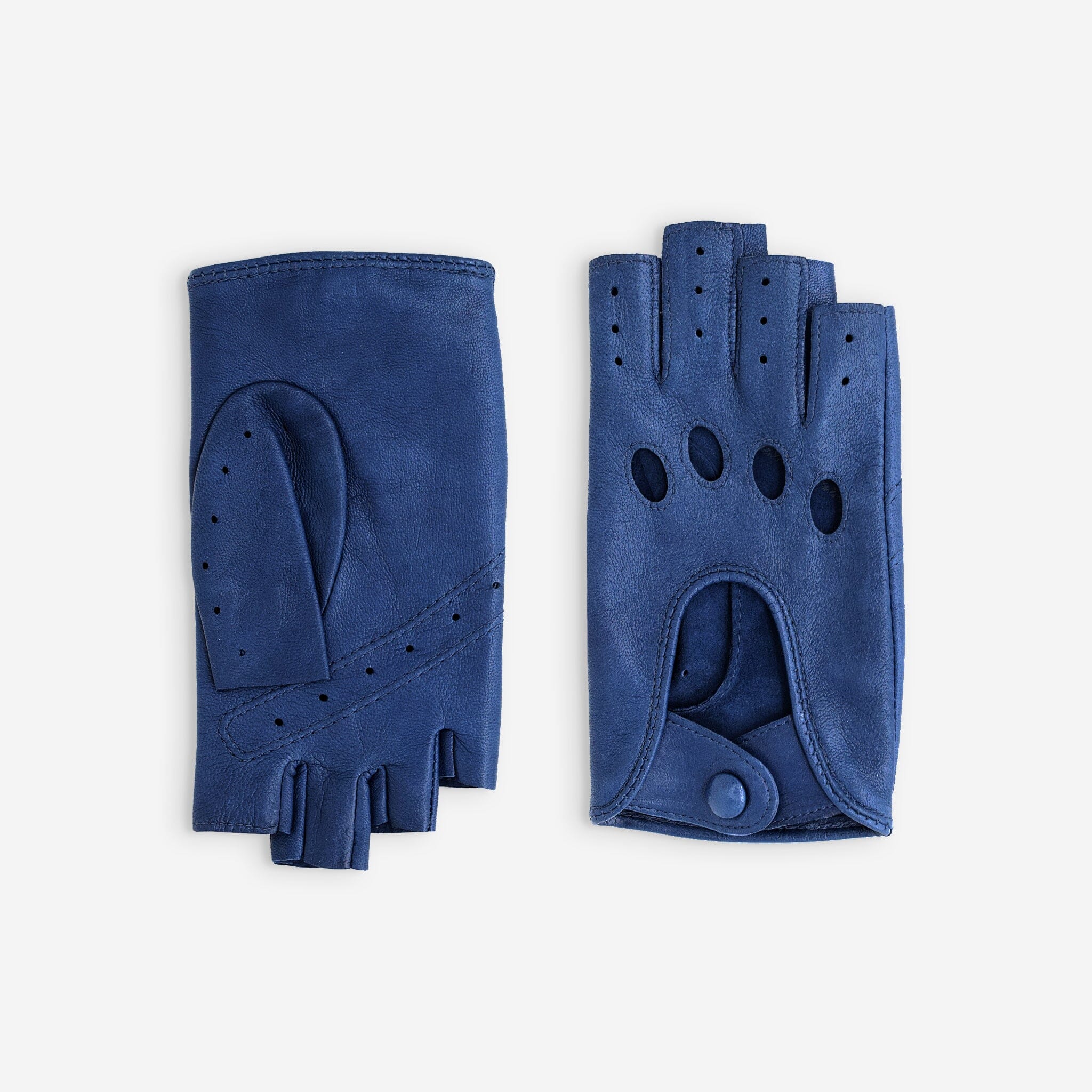 Gants de conduite, mitaines-cuir agneau-non doublé-21125NF Gant Glove Story Blue Peony 6.5