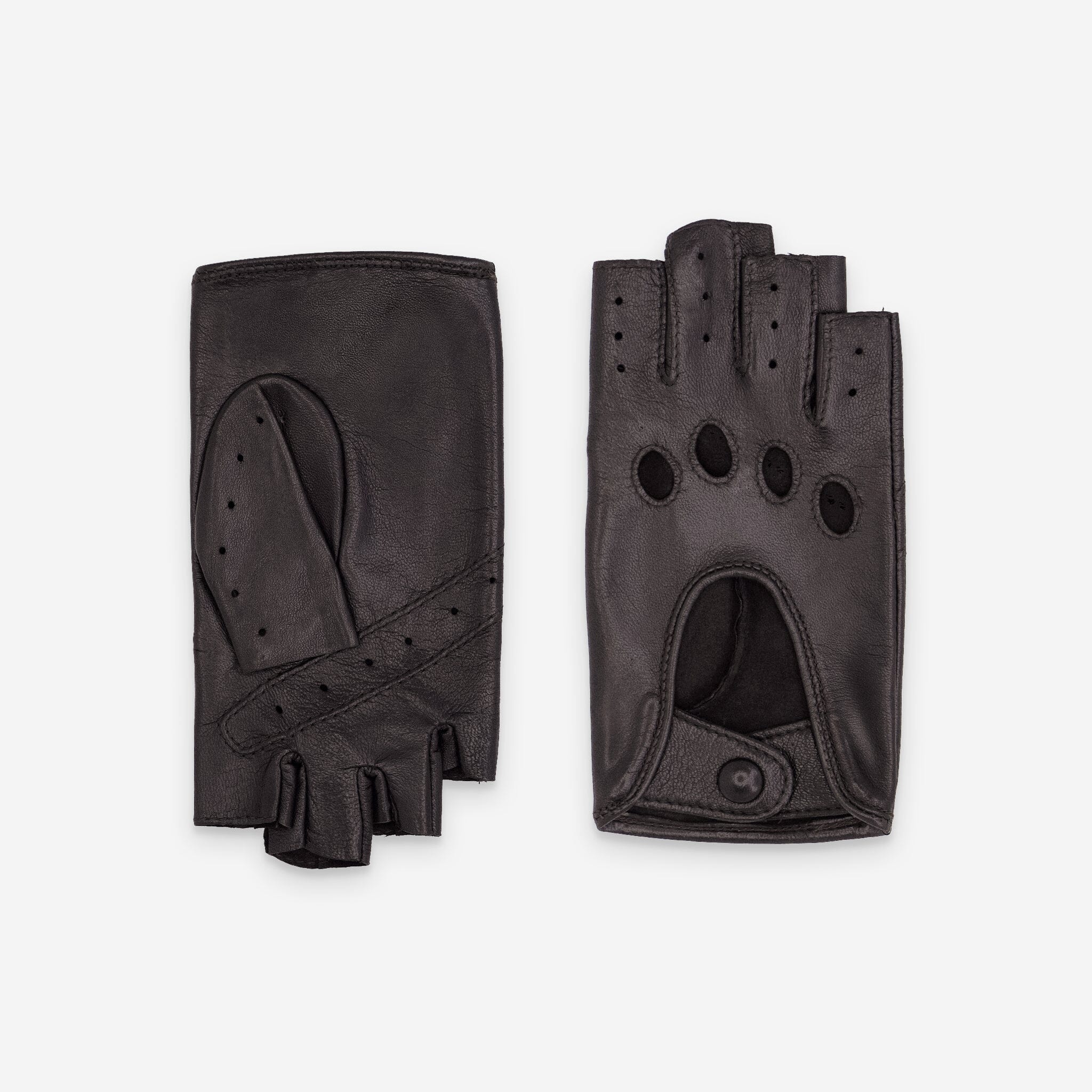 Gants de conduite, mitaines-cuir agneau-non doublé-21125NF Gant Glove Story Choco 6.5