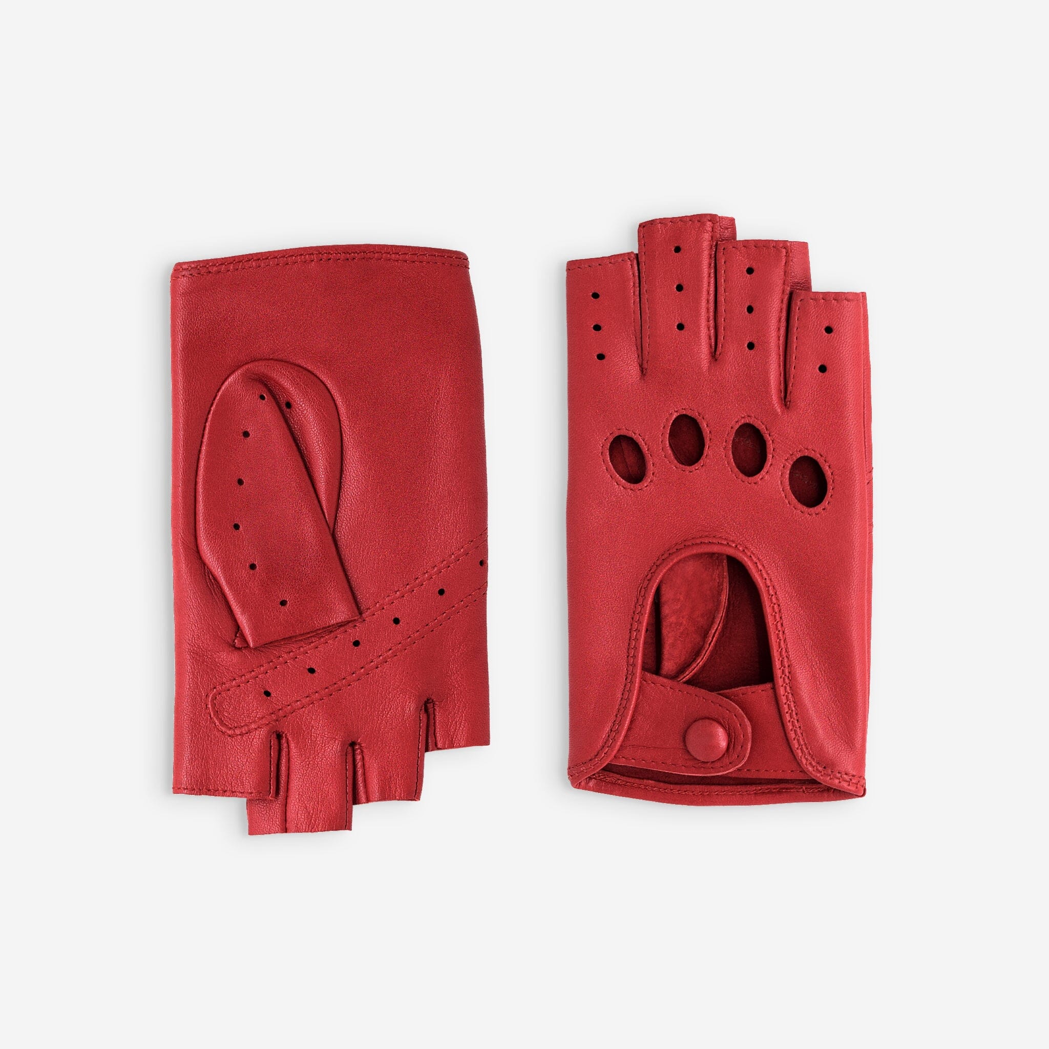 Gants de conduite, mitaines-cuir agneau-non doublé-21125NF Gant Glove Story Flame Scarlet 6.5