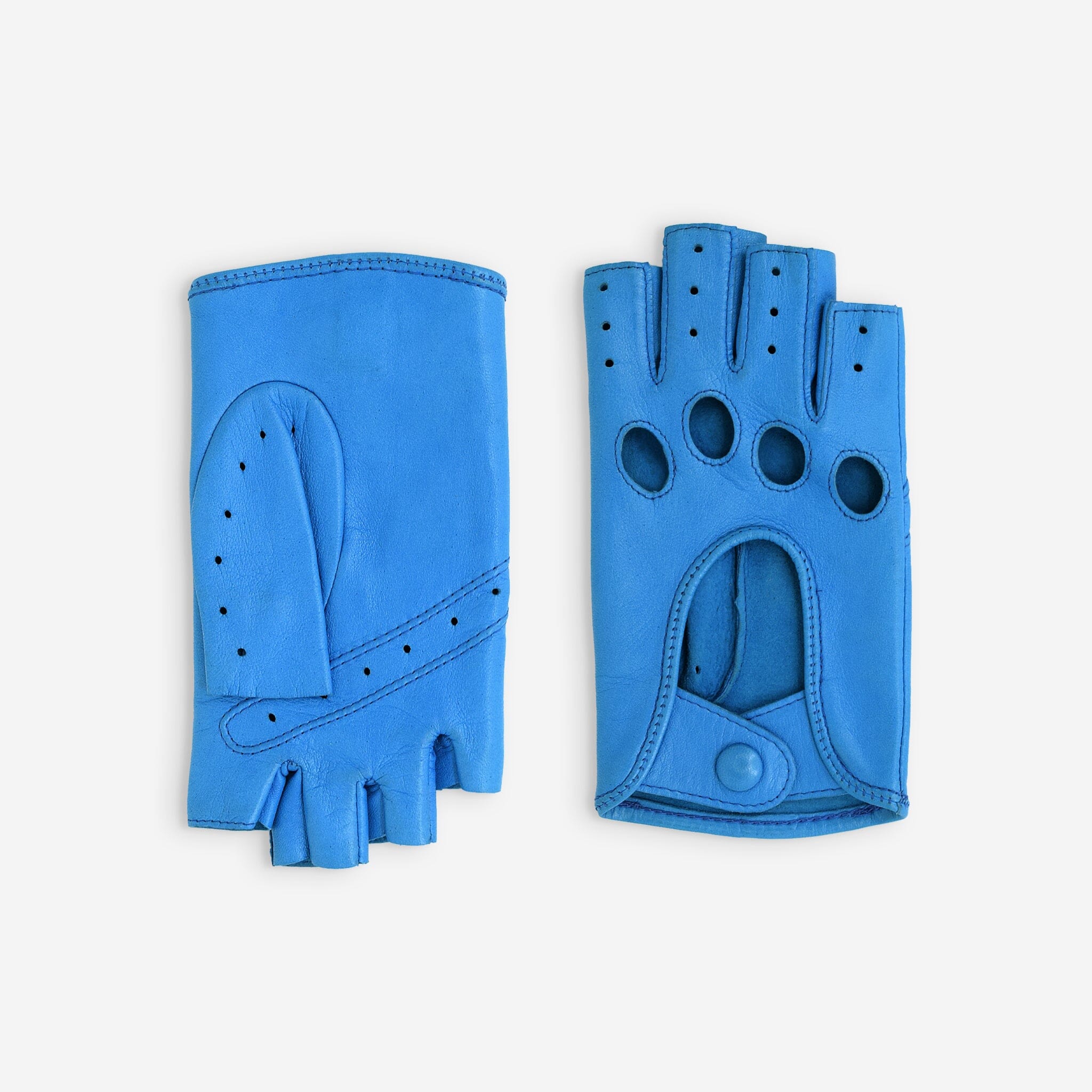 Gants de conduite, mitaines-cuir agneau-non doublé-21125NF Gant Glove Story Sky Blue 6.5