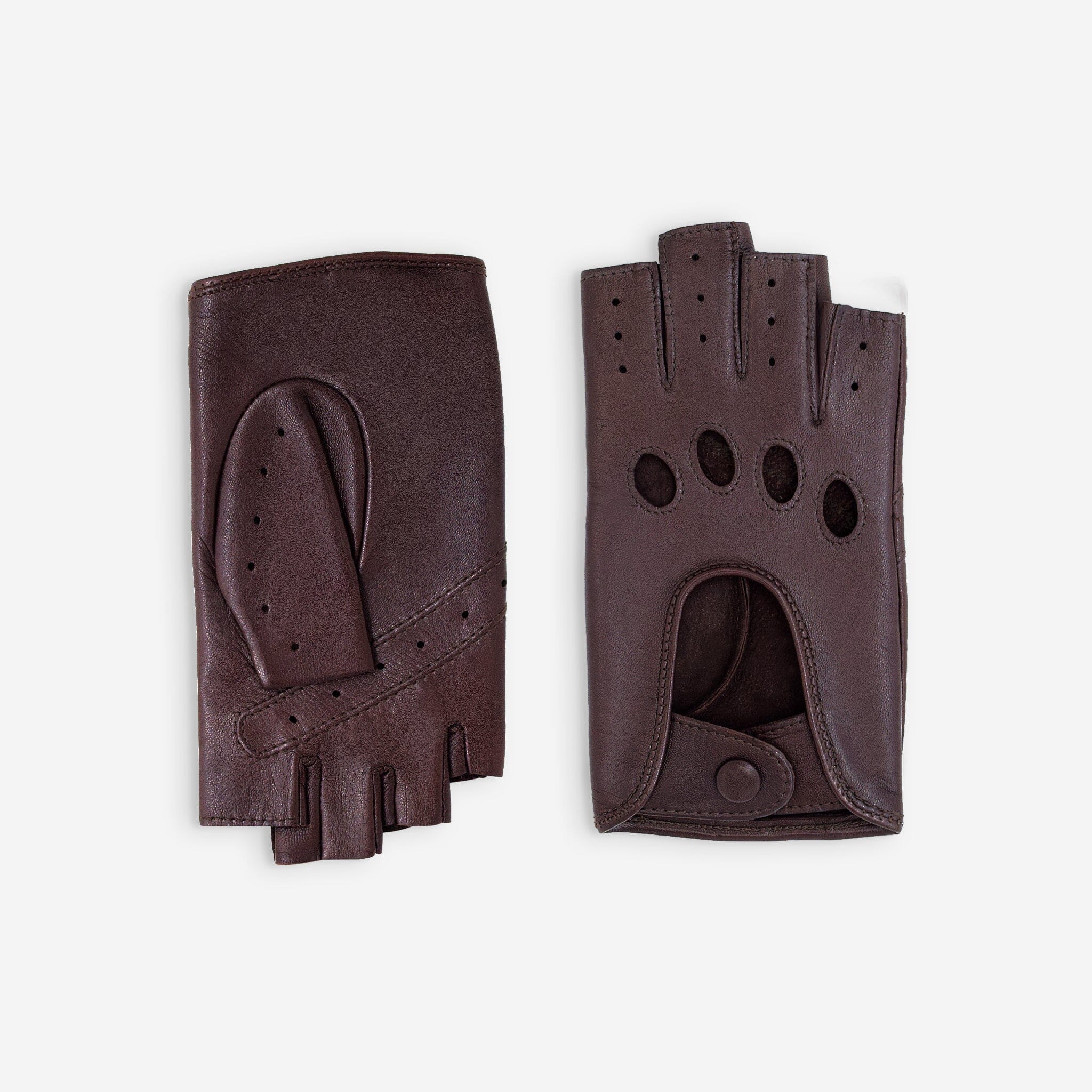 Gants de conduite, mitaines-cuir agneau-non doublé-21125NF Gant Glove Story Tan 6.5