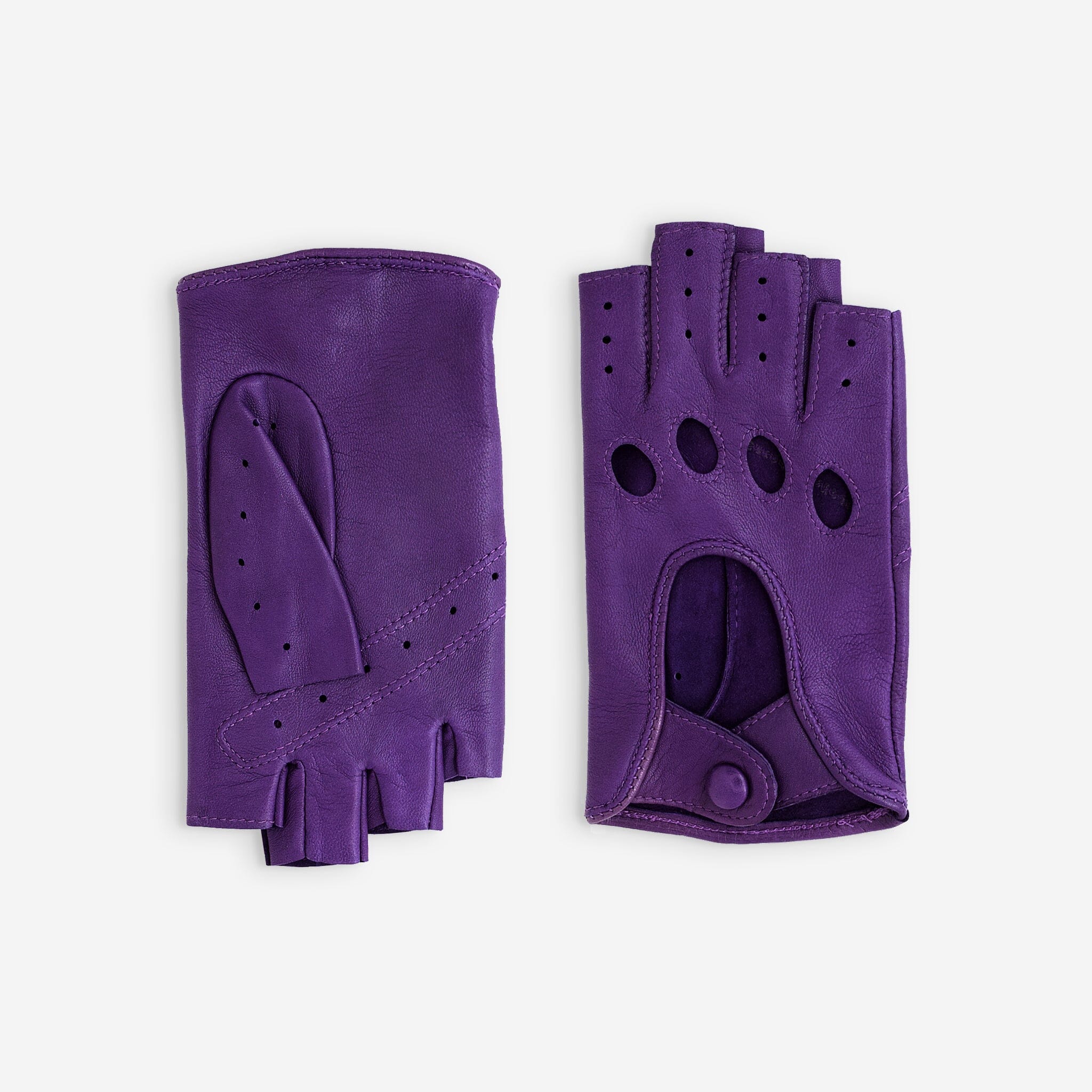 Gants de conduite, mitaines-cuir agneau-non doublé-21125NF Gant Glove Story Violet 6.5