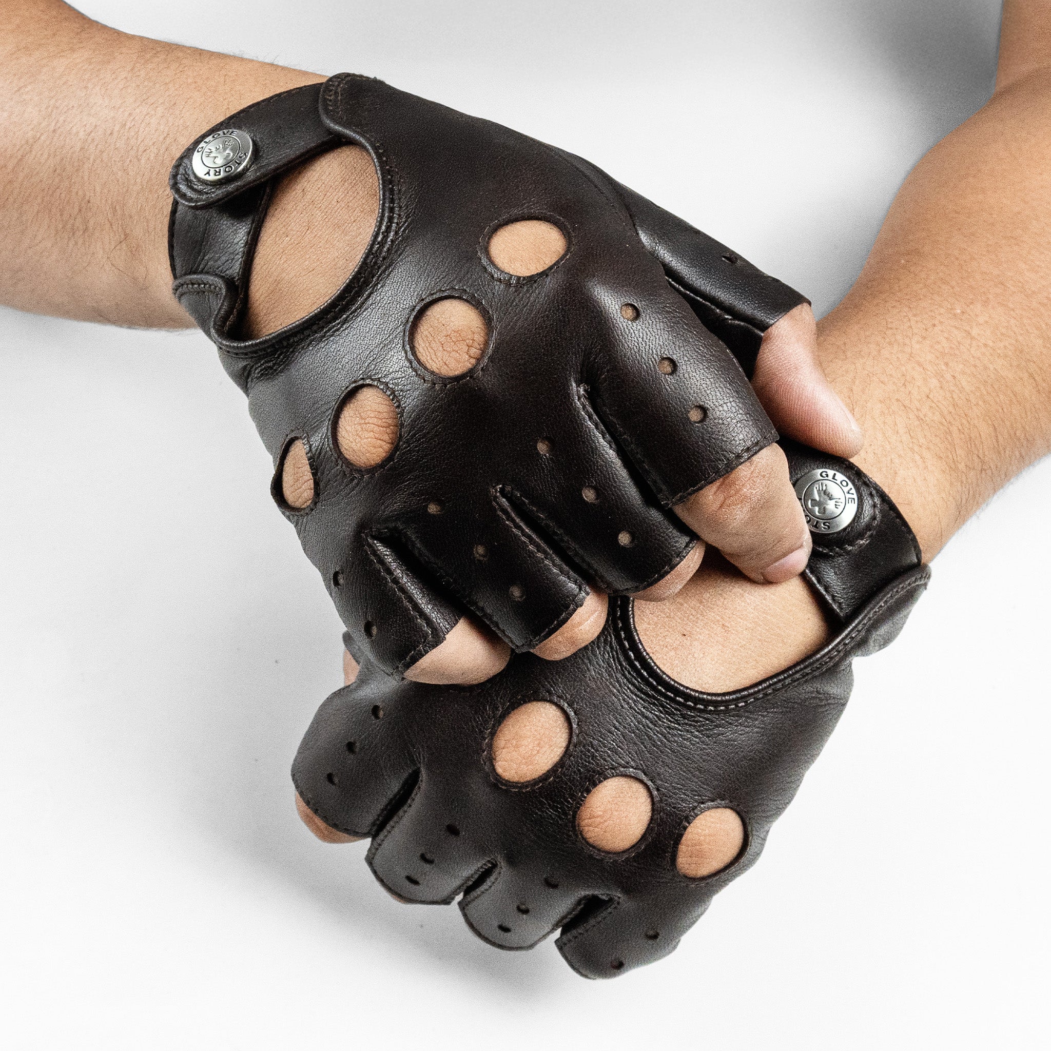 Gants de conduite, mitaines-cuir agneau-non doublé-22036NF Gants de conduite homme Glove Story