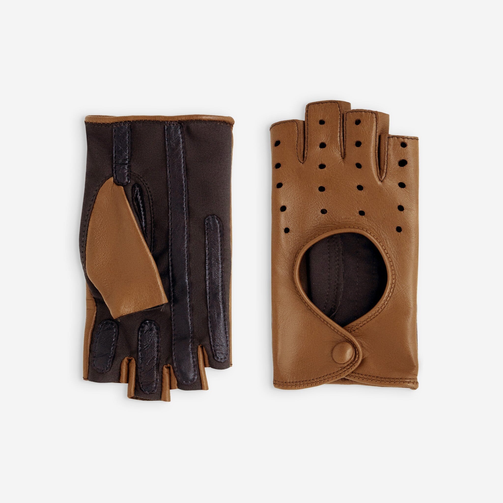 Gants de conduite, mitaines flexicuir-agneau-spandex-non doublé-11134NF Gants de conduite femme Glove Story Cork TU