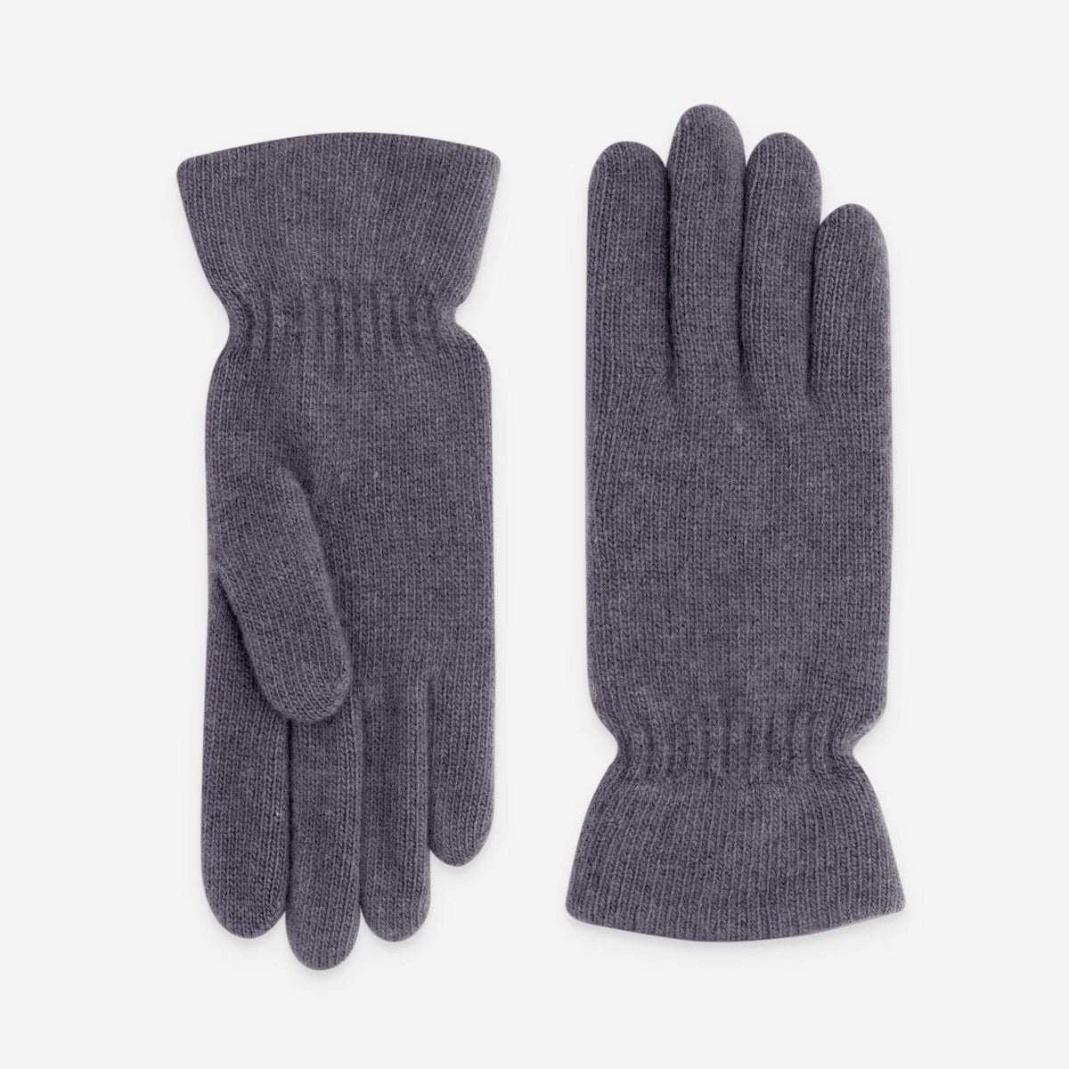 Gants femme en laine mérinos et cachemire, Violet – 33004NF