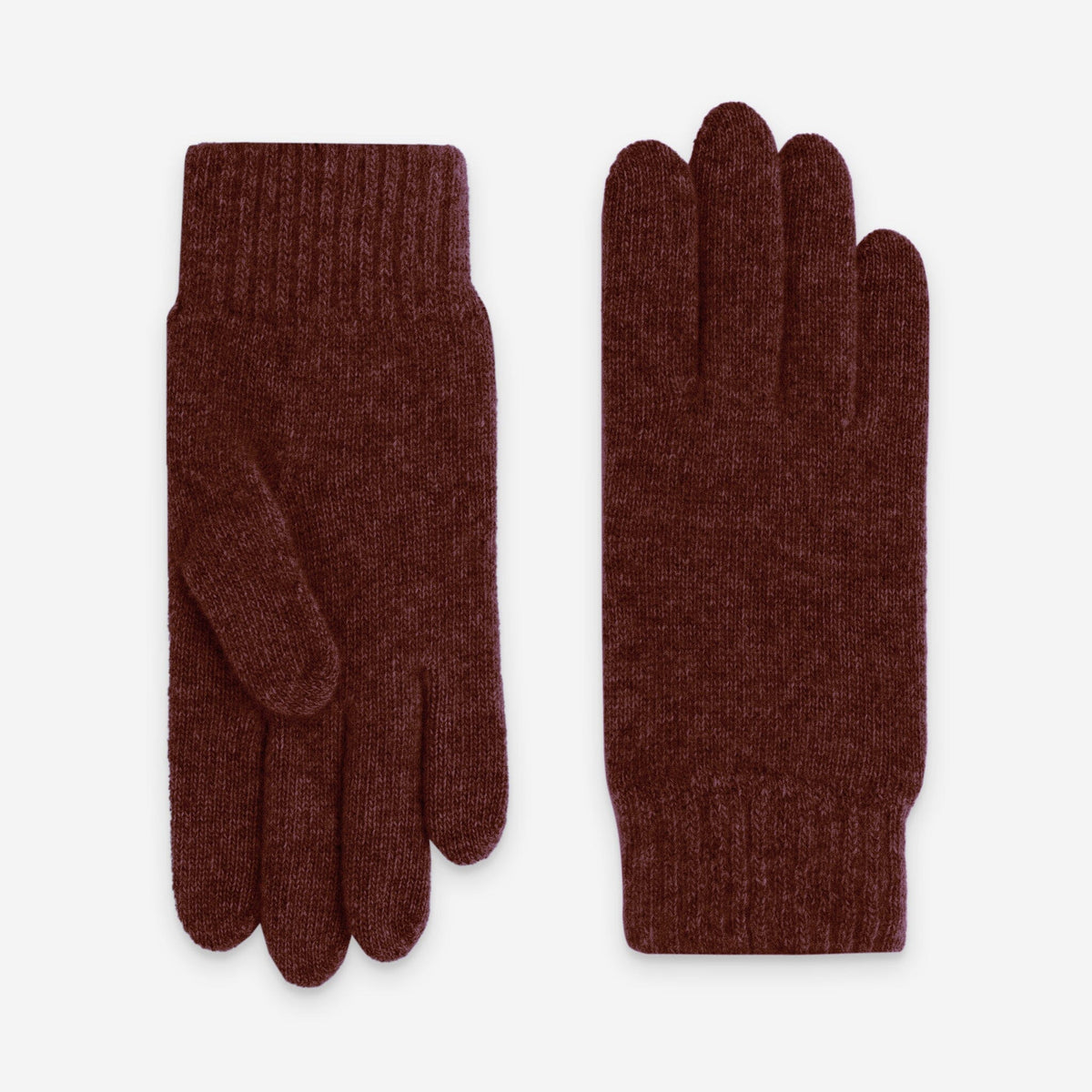 Gants homme 90% laine merino 10% cachemire-33003NF Gants laine homme Glove Story Bordeaux TU