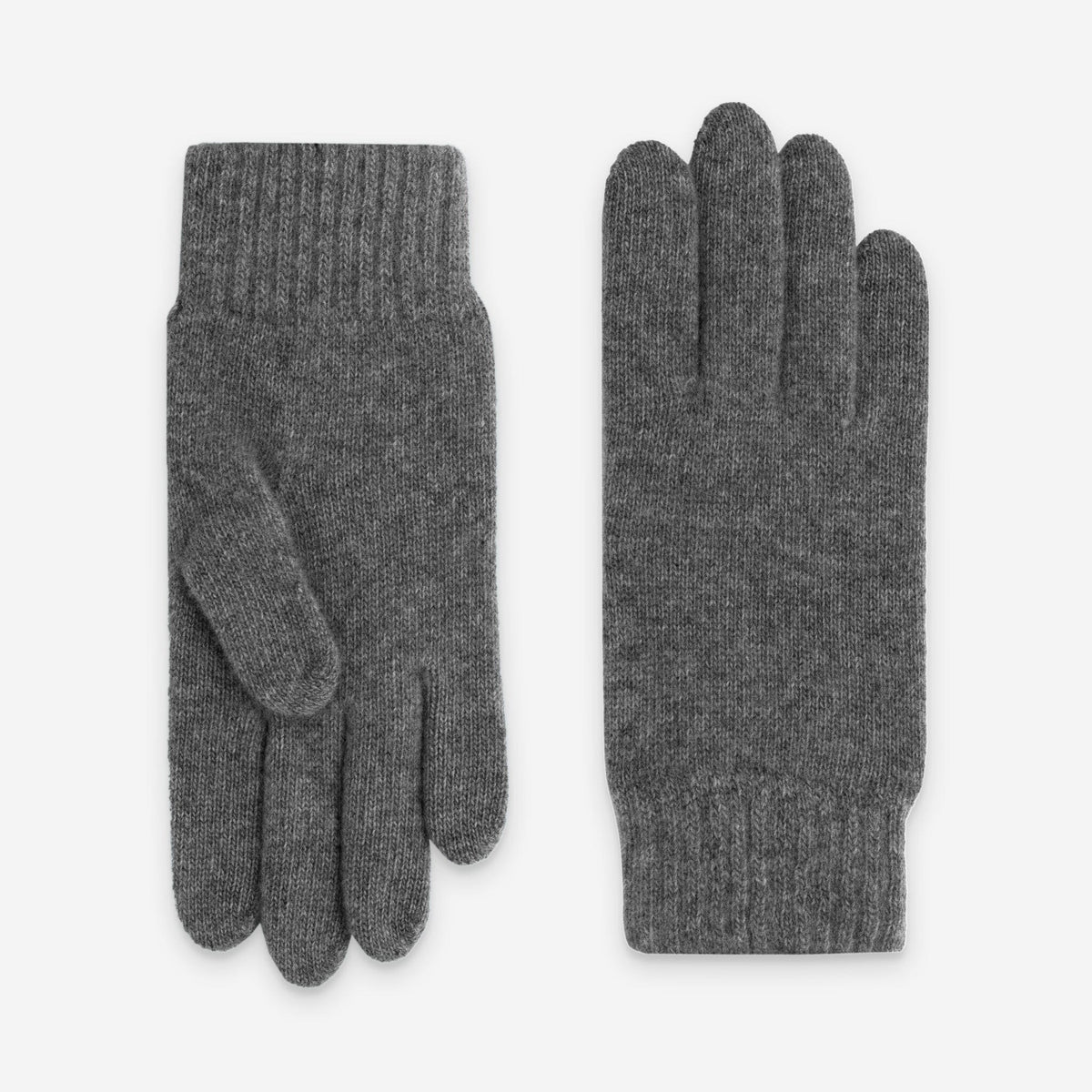 Gants homme 90% laine merino 10% cachemire-33003NF Gants laine homme Glove Story Gris TU