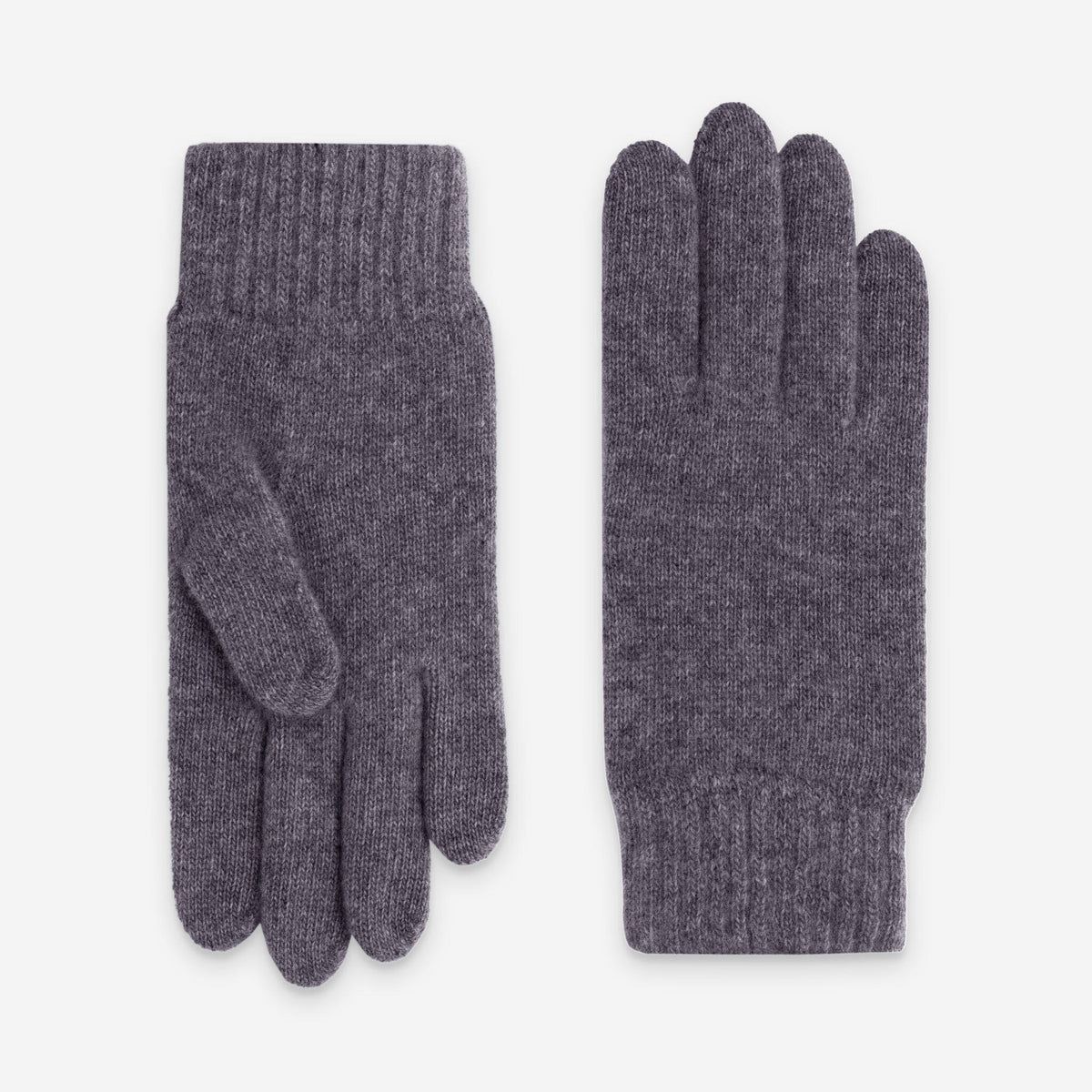 Gants homme 90% laine merino 10% cachemire-33003NF Gants laine homme Glove Story Violet TU