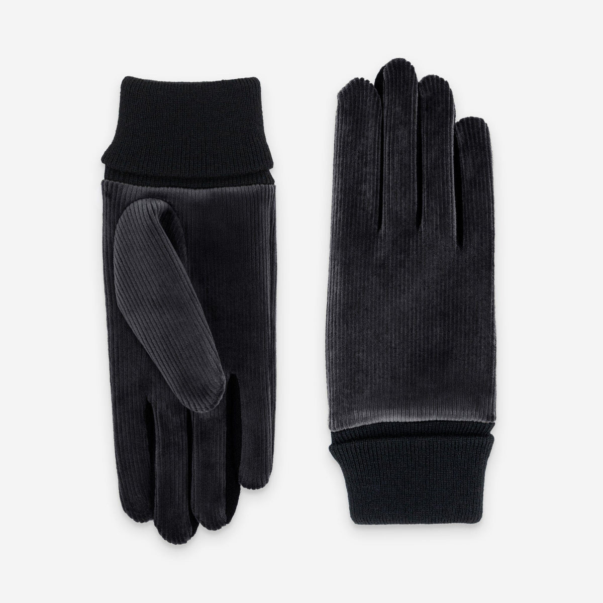 Gants homme 95% polyester 5% polyuréthane-Tactile-32015NF Gants laine homme Glove Story Noir TU
