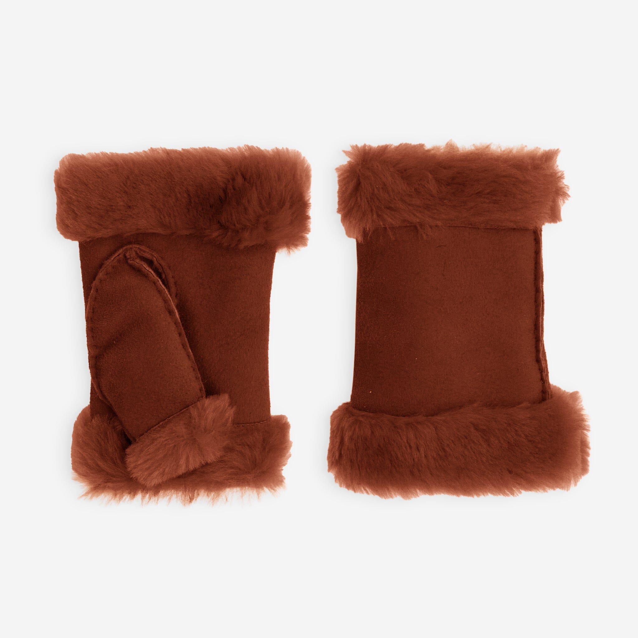 Mitaine cuir-100% mouton-21470SH Gants cuir femme prestige Glove Story Brique 6.5