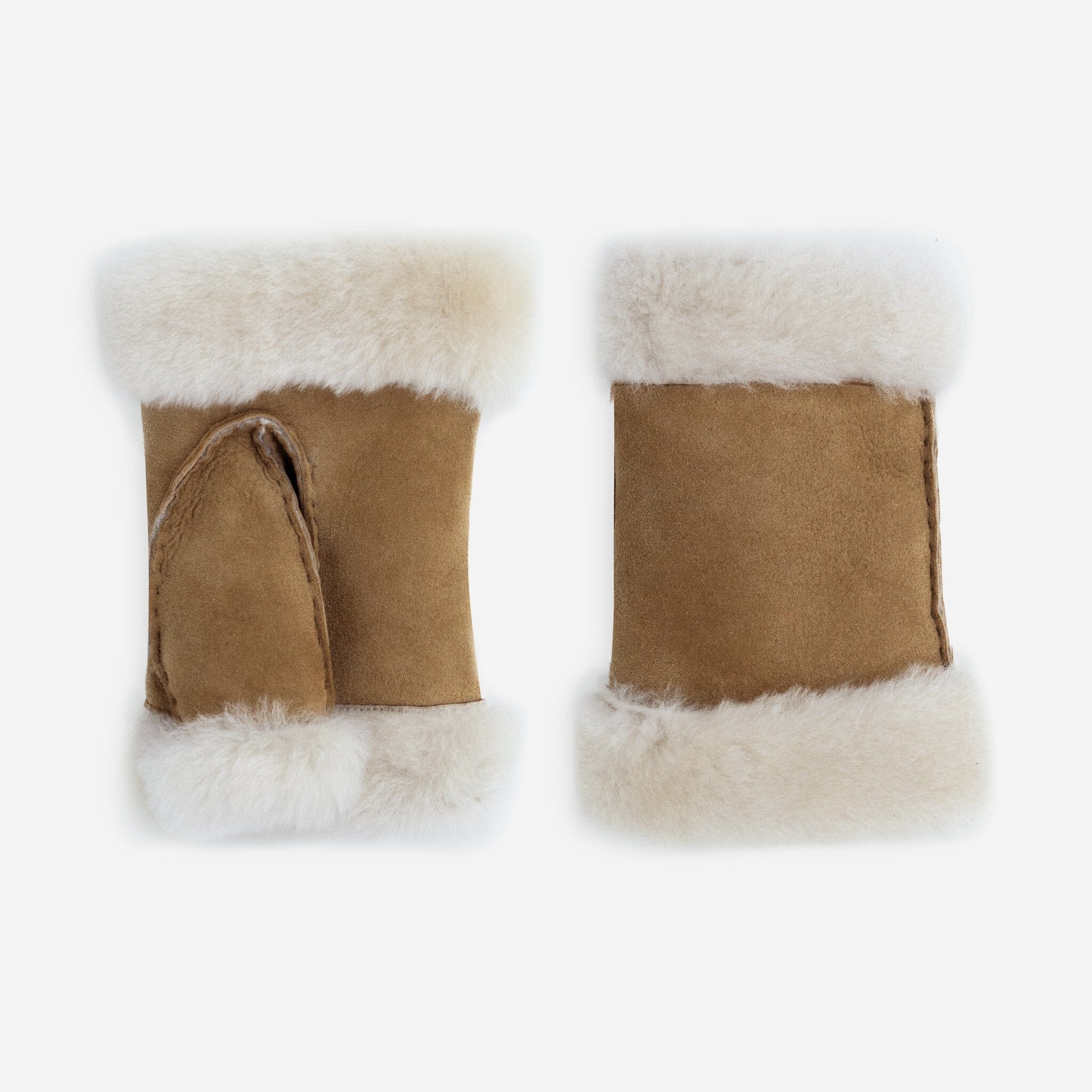 Mitaine cuir-100% mouton-21470SH Gants cuir femme prestige Glove Story Camel 6.5