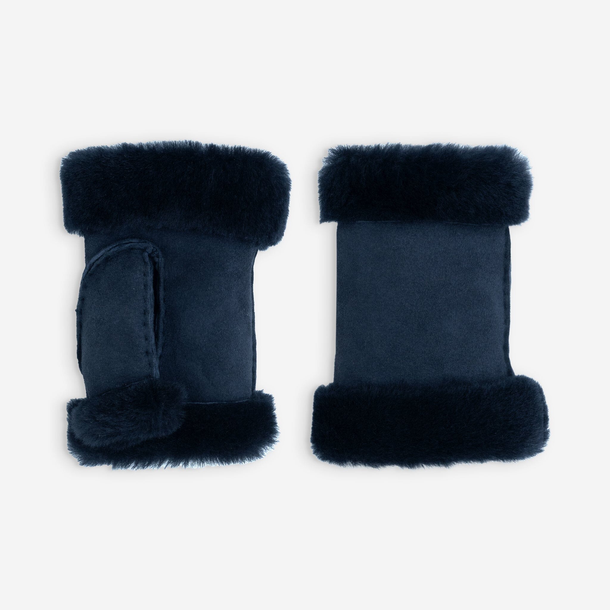 Mitaine cuir-100% mouton-21470SH Gants cuir femme prestige Glove Story Deep Blue 6.5