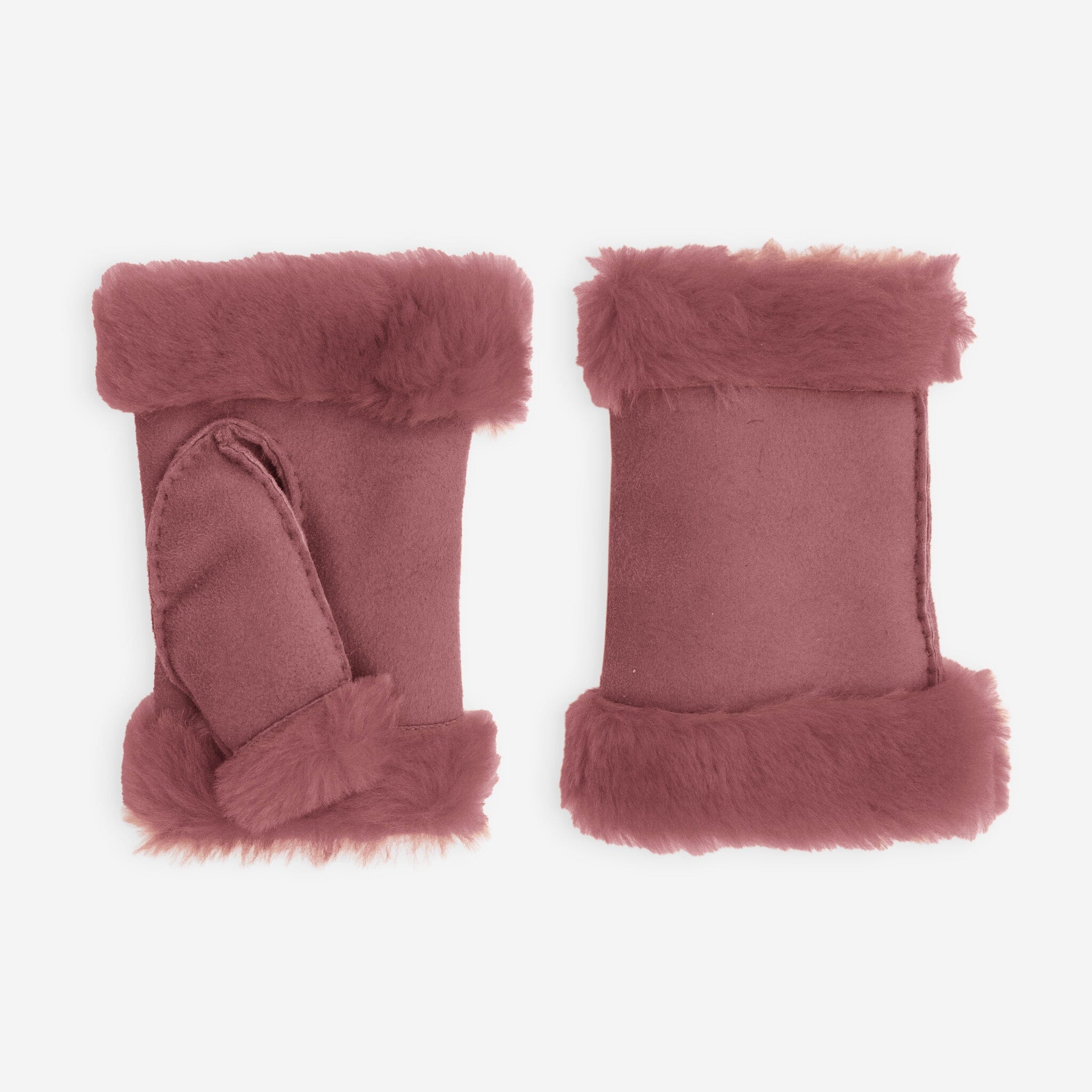 Mitaine cuir-100% mouton-21470SH Gants cuir femme prestige Glove Story Rose 6.5