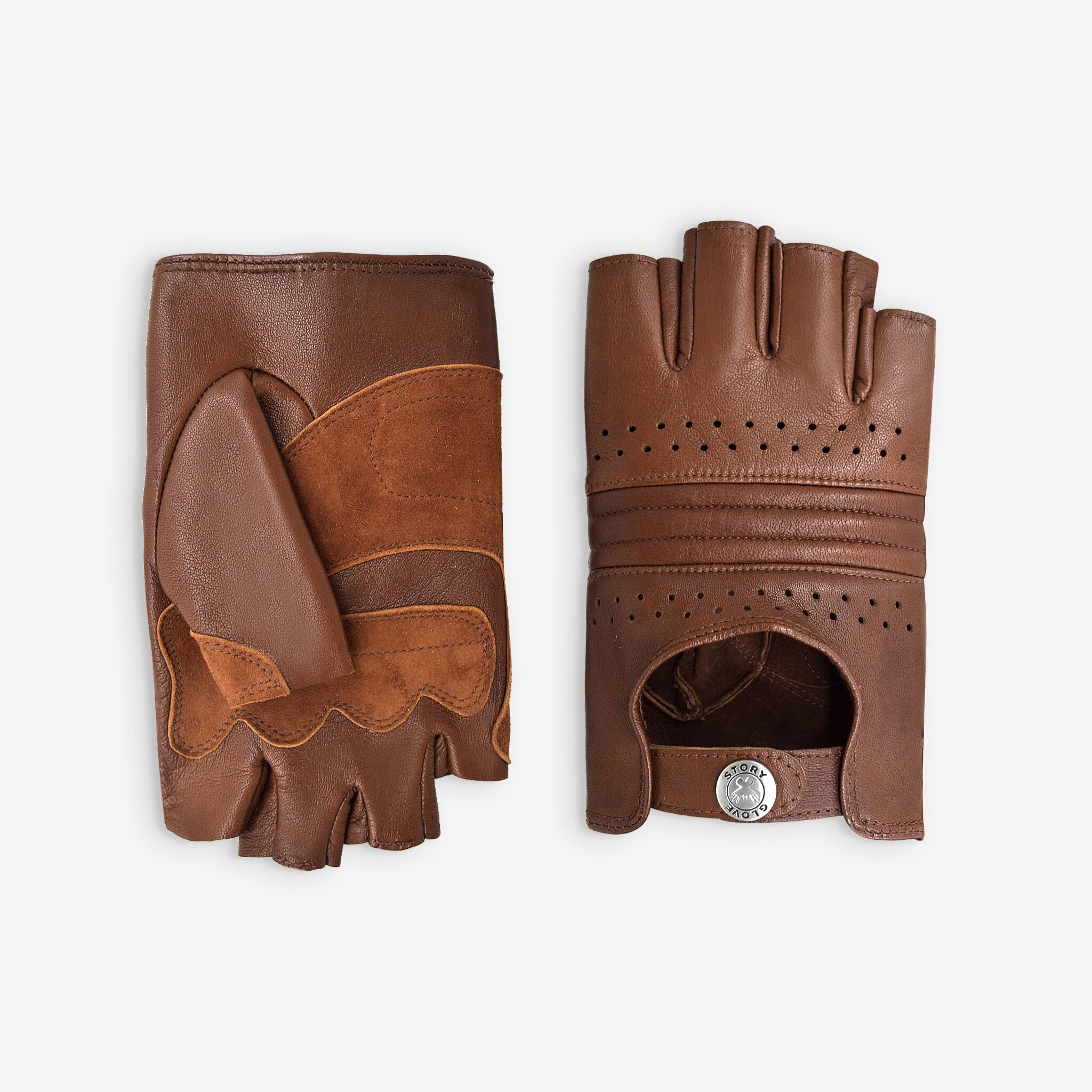 Mitaines cuir vélo/e-trottinette homme-60017M Glove Story CORK S Cuir d'agneau - Non Doublé
